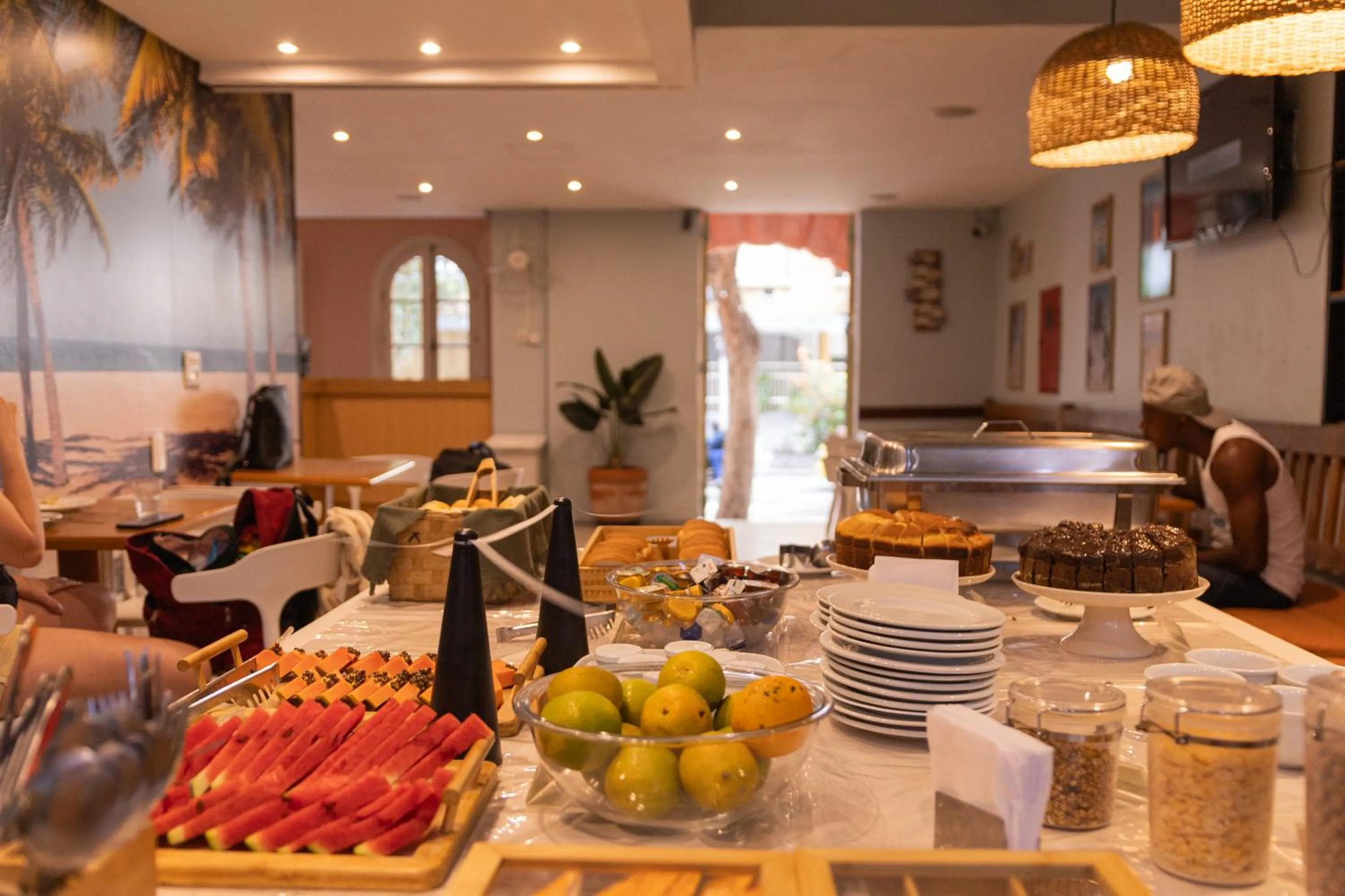 Breakfast in Che Lagarto Hostel Copacabana