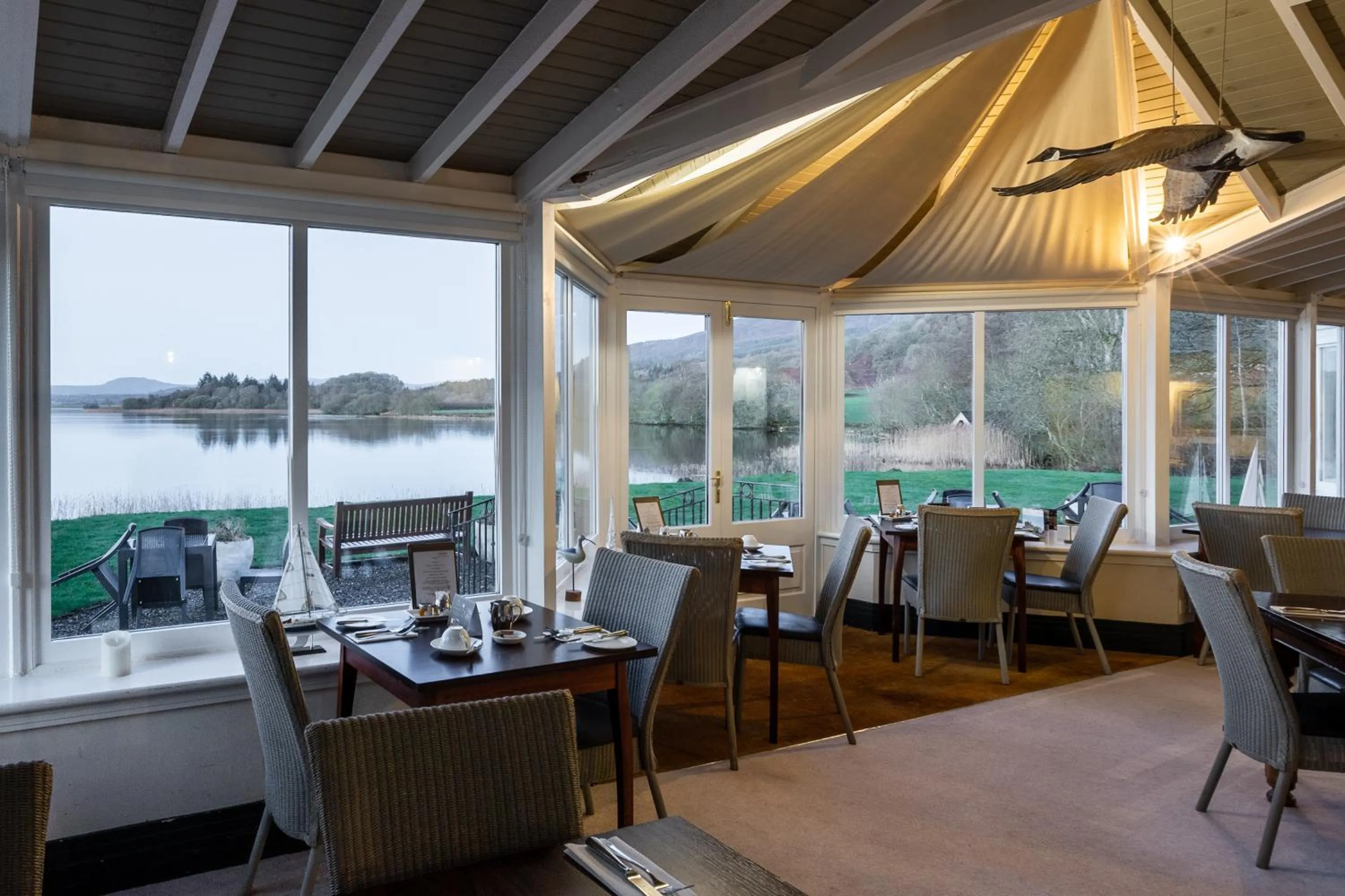 Restaurant/places to eat in Karma Lake Of Menteith Hotel