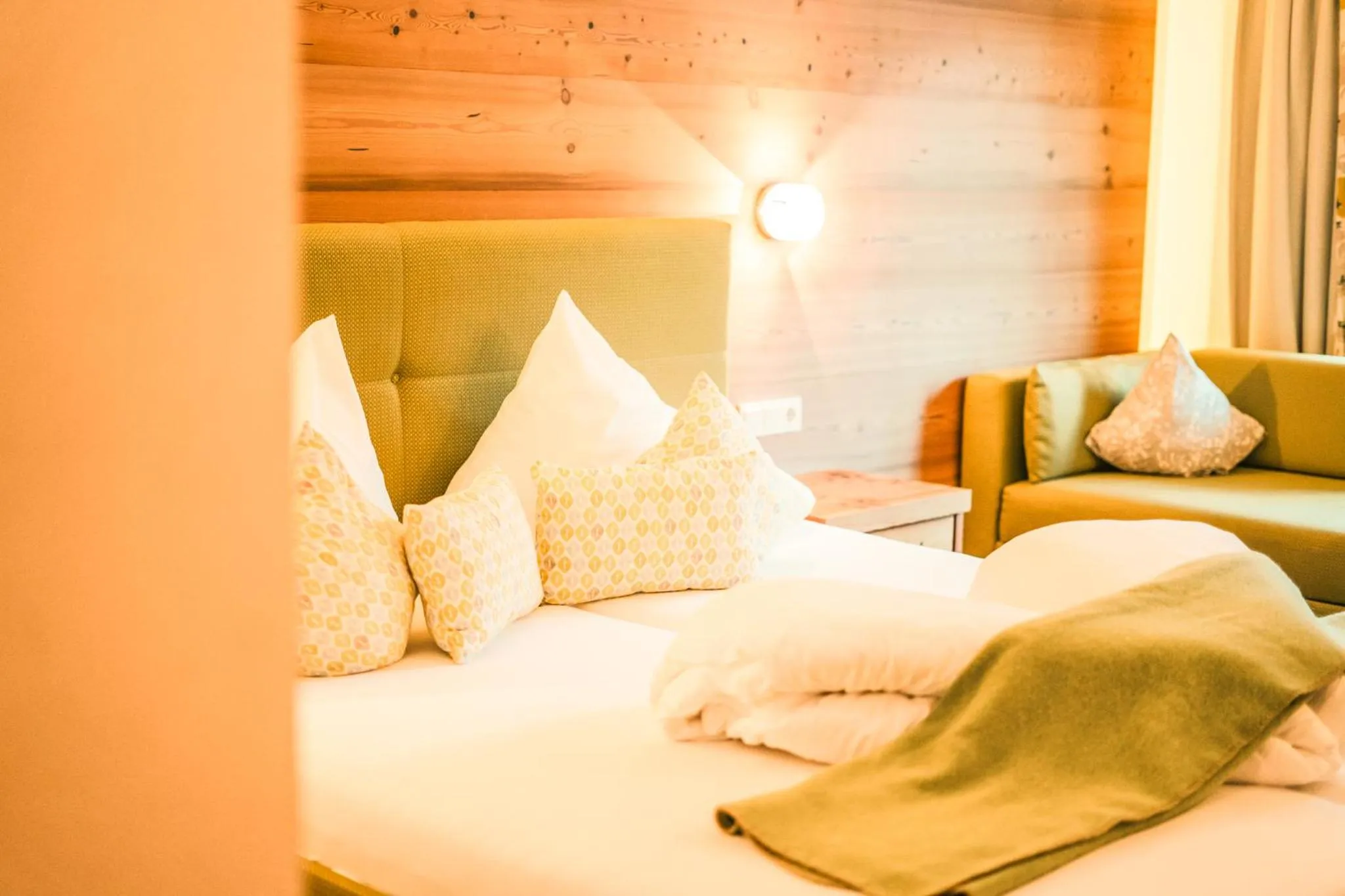 Bed in Hotel Glemmtalerhof