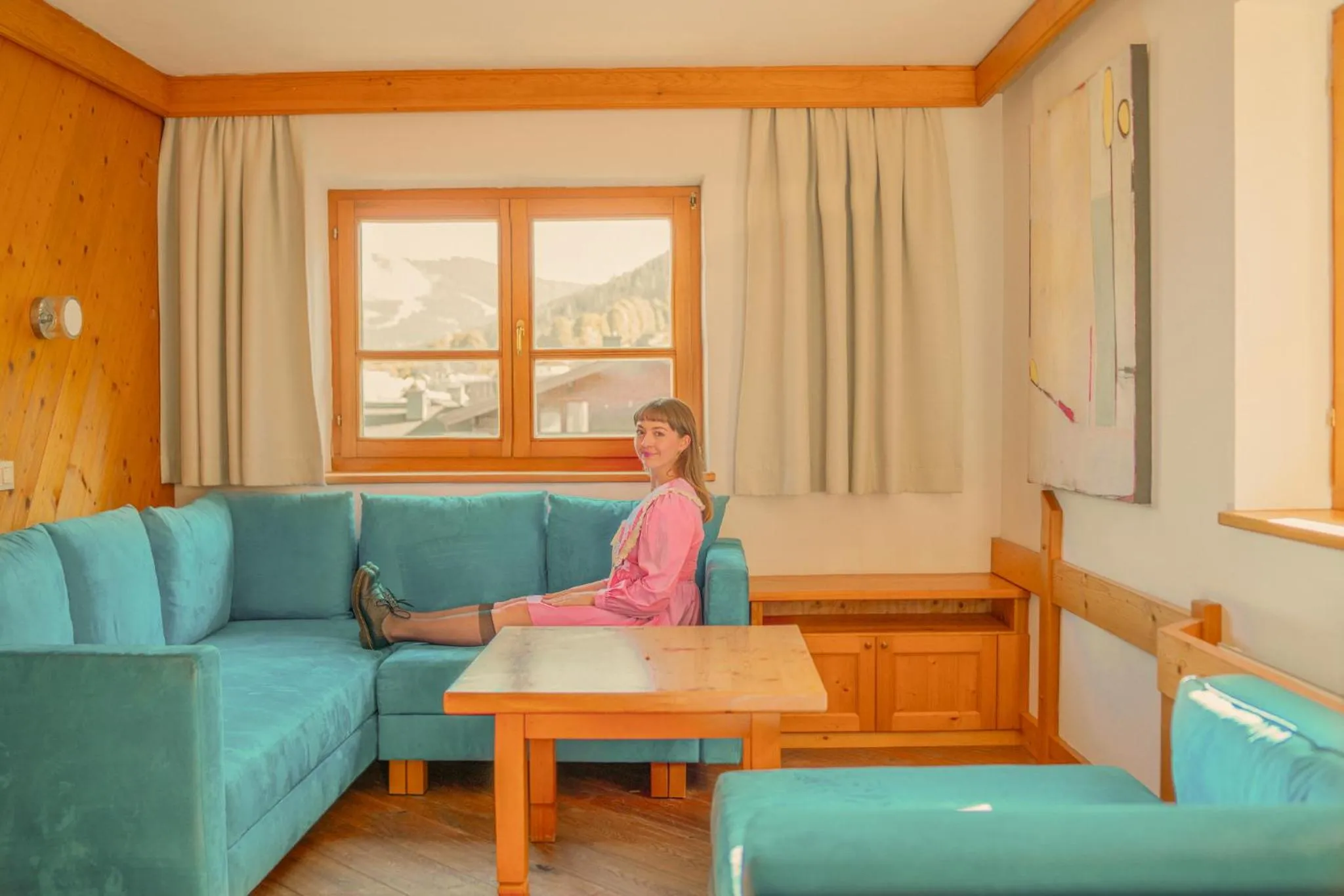 Living room in Hotel Glemmtalerhof