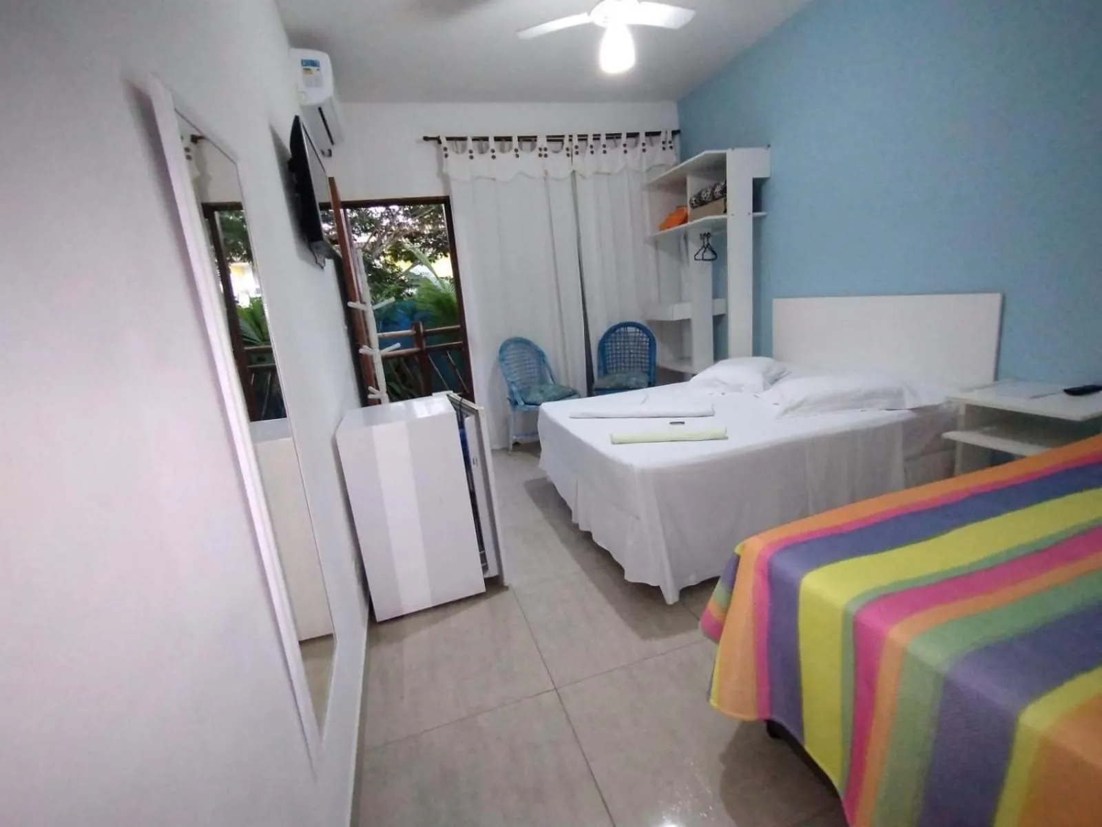 Bed in Pousada Água Marinha