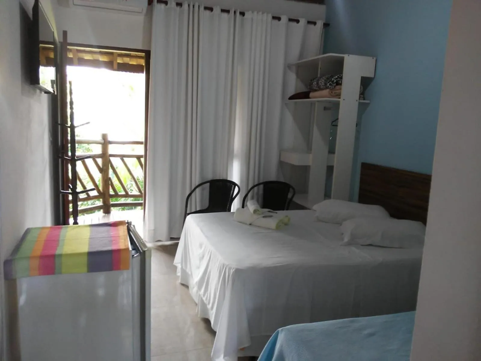 Bed in Pousada Água Marinha