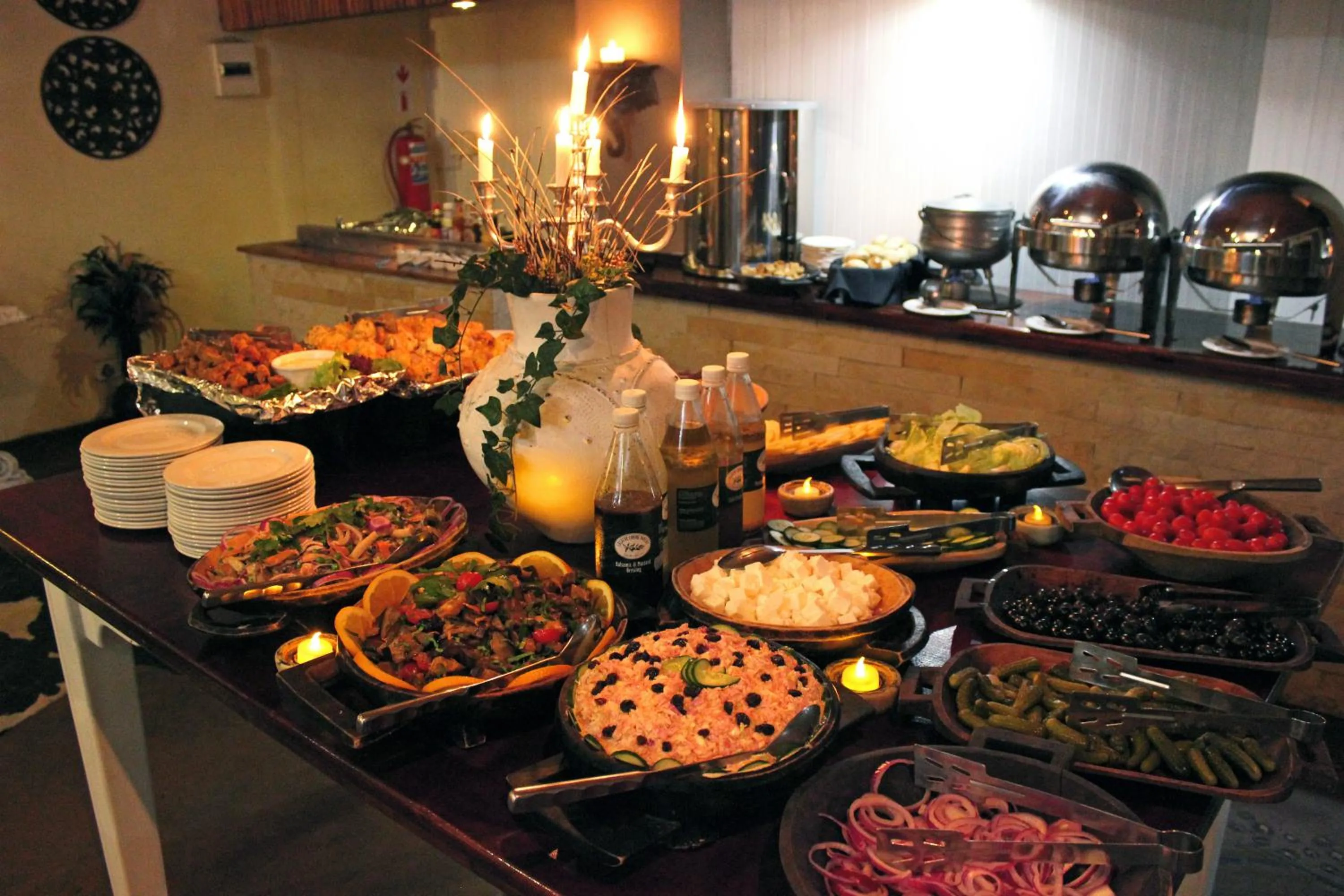 Food in Emdoneni Lodge with Zululand Cat Conservation Project