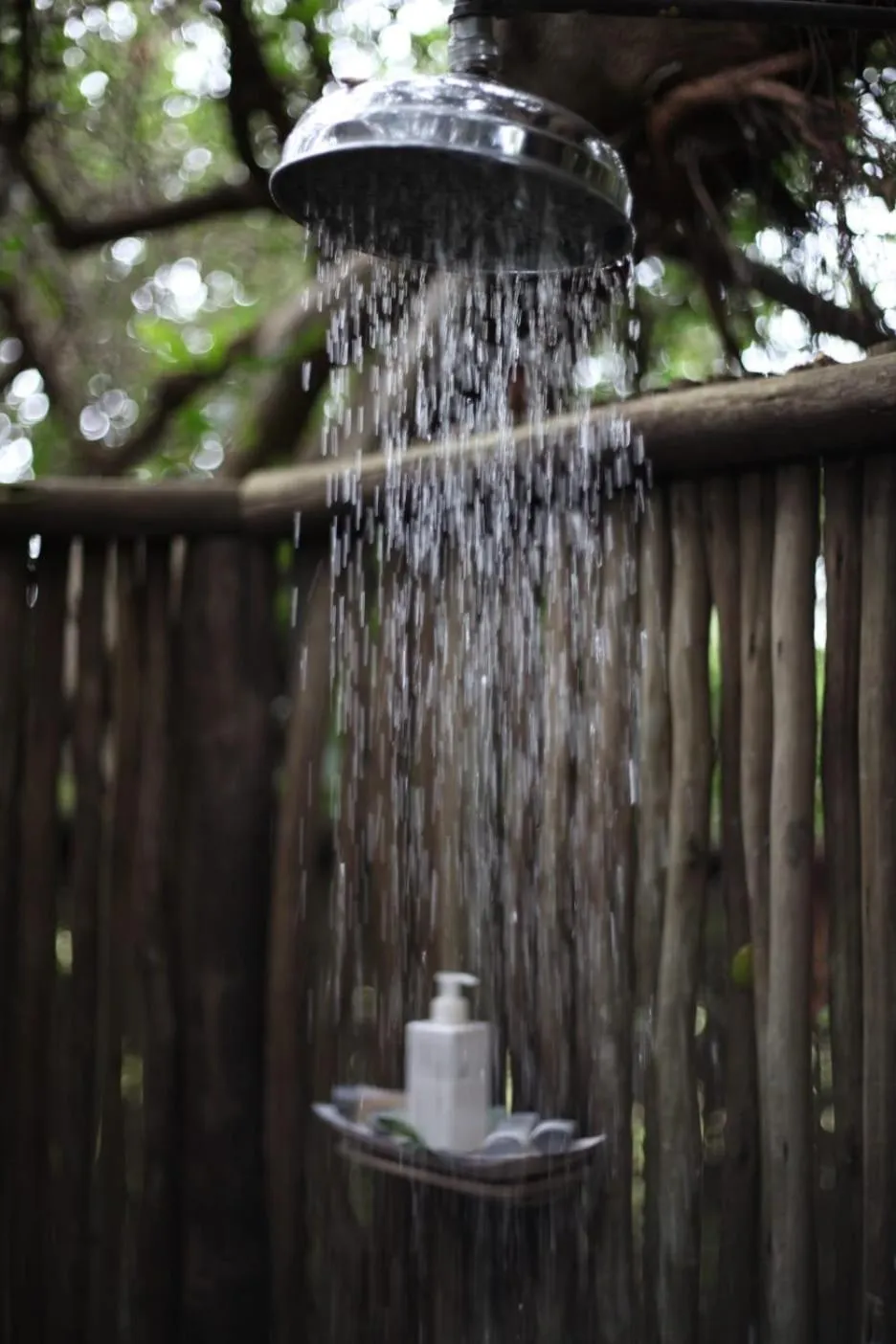 Shower in Emdoneni Lodge with Zululand Cat Conservation Project