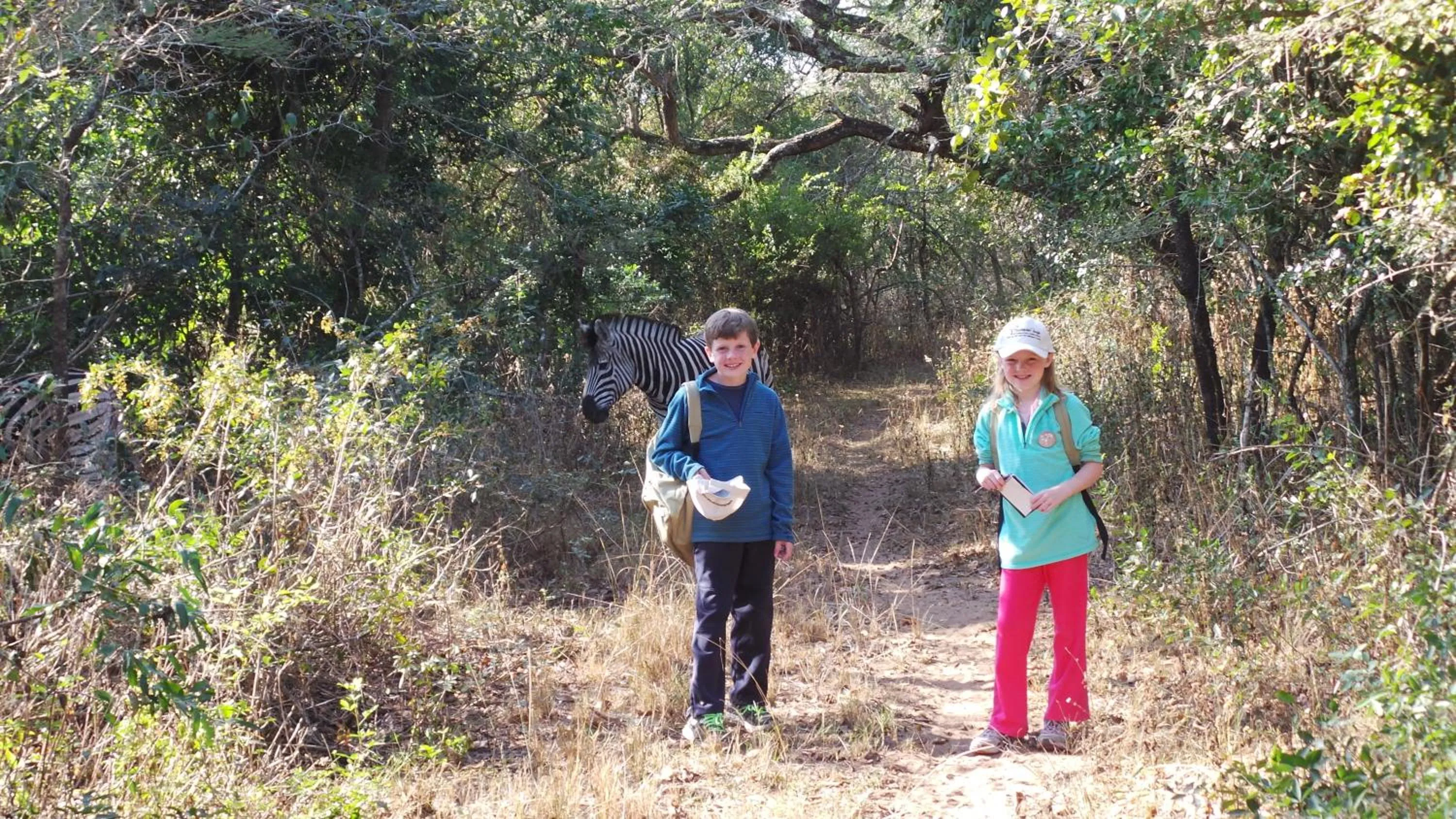 Kids's club in Emdoneni Lodge with Zululand Cat Conservation Project
