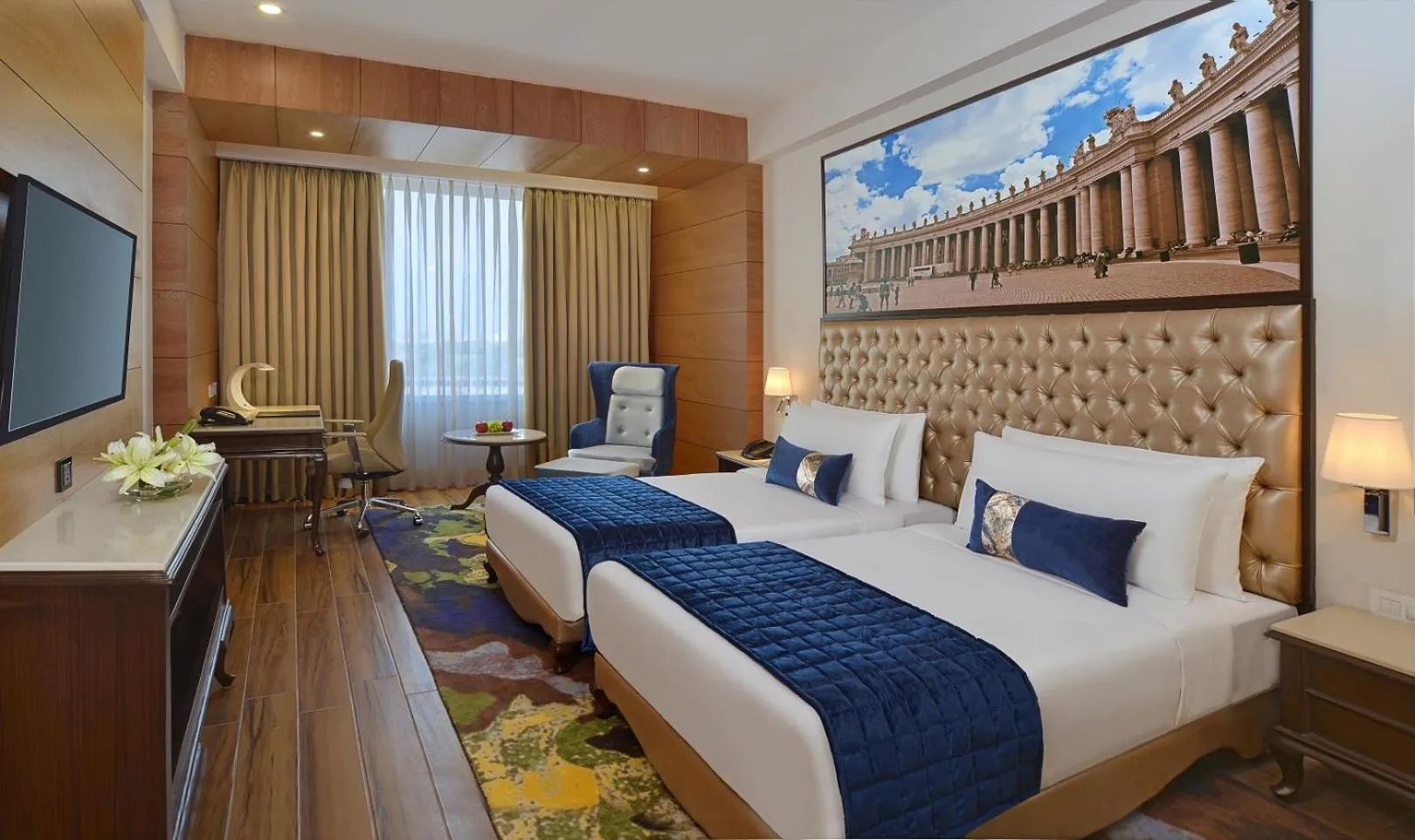 Bedroom, Bed in Radisson Chandigarh Zirakpur