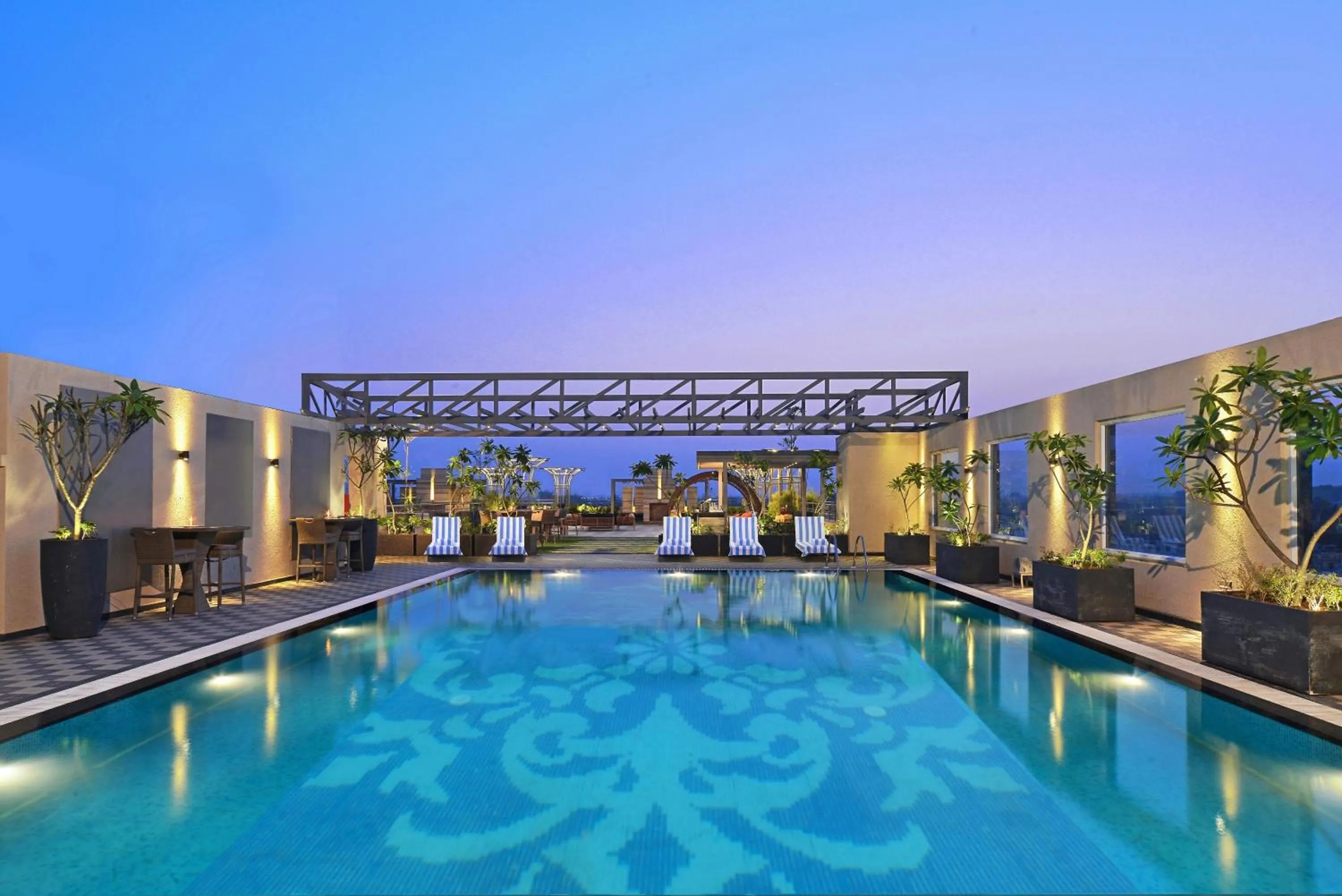 Swimming pool in Radisson Chandigarh Zirakpur