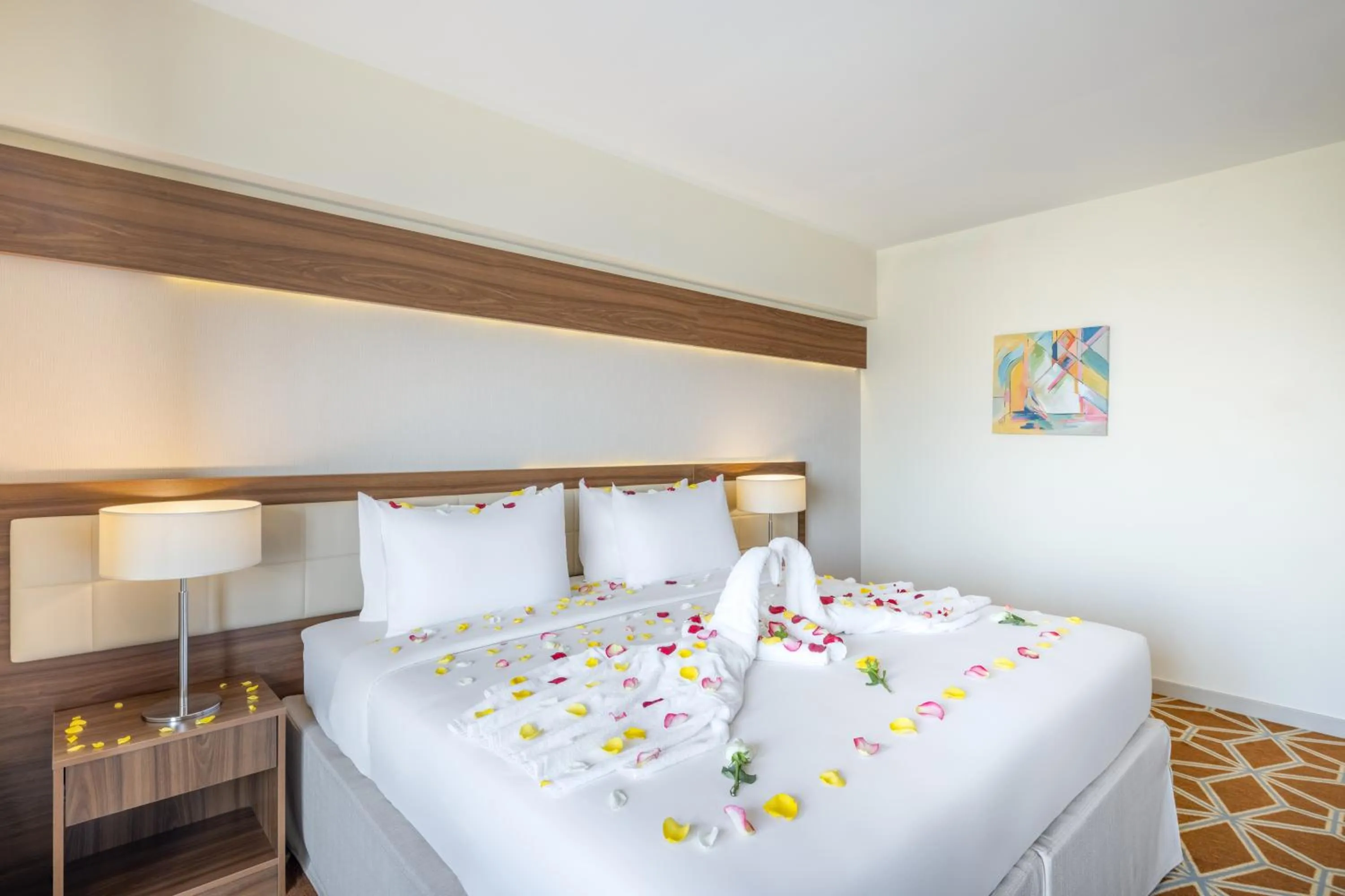 Bed in Blue Coral Hotel