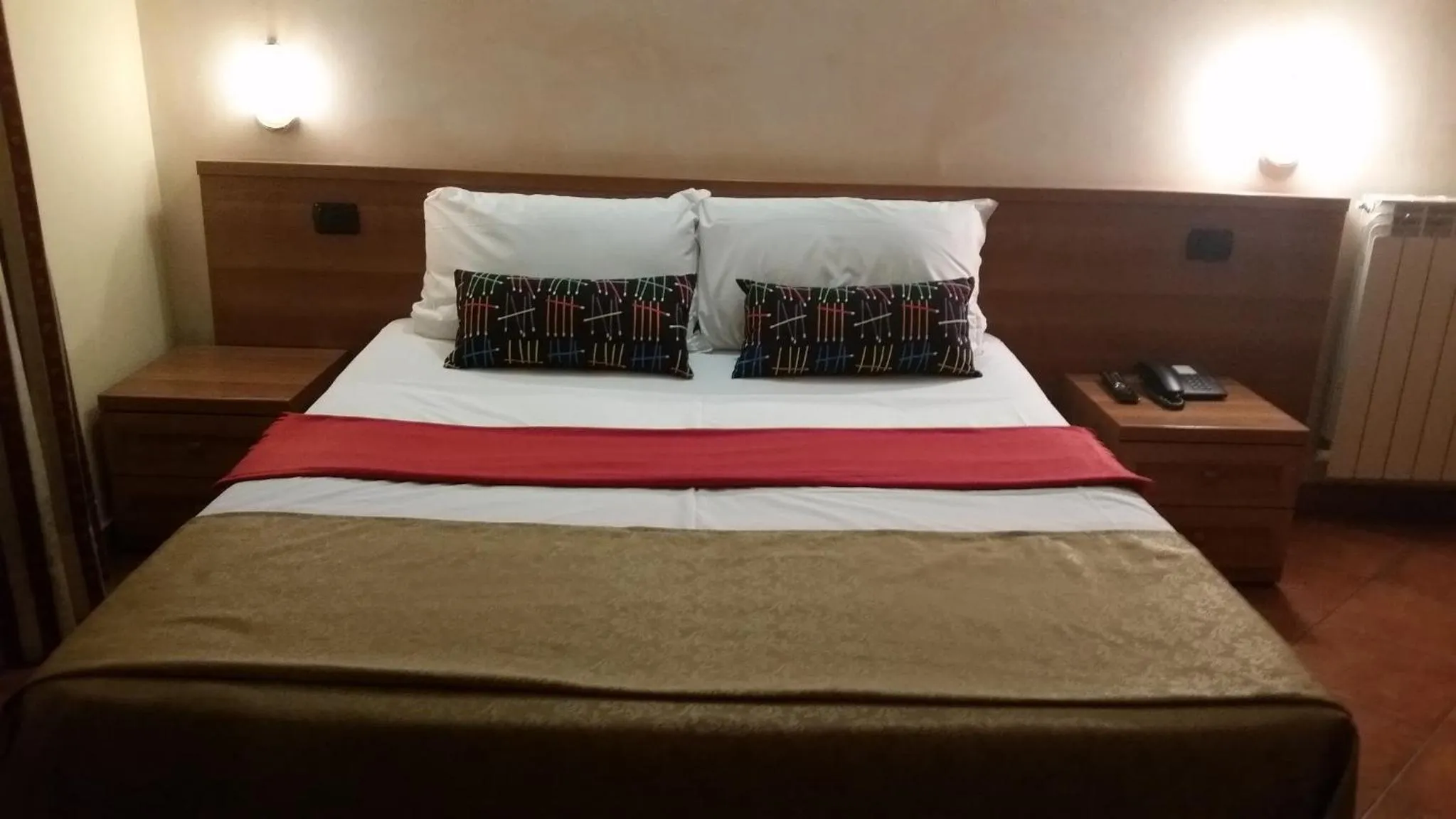 Bed in Hotel Chopin