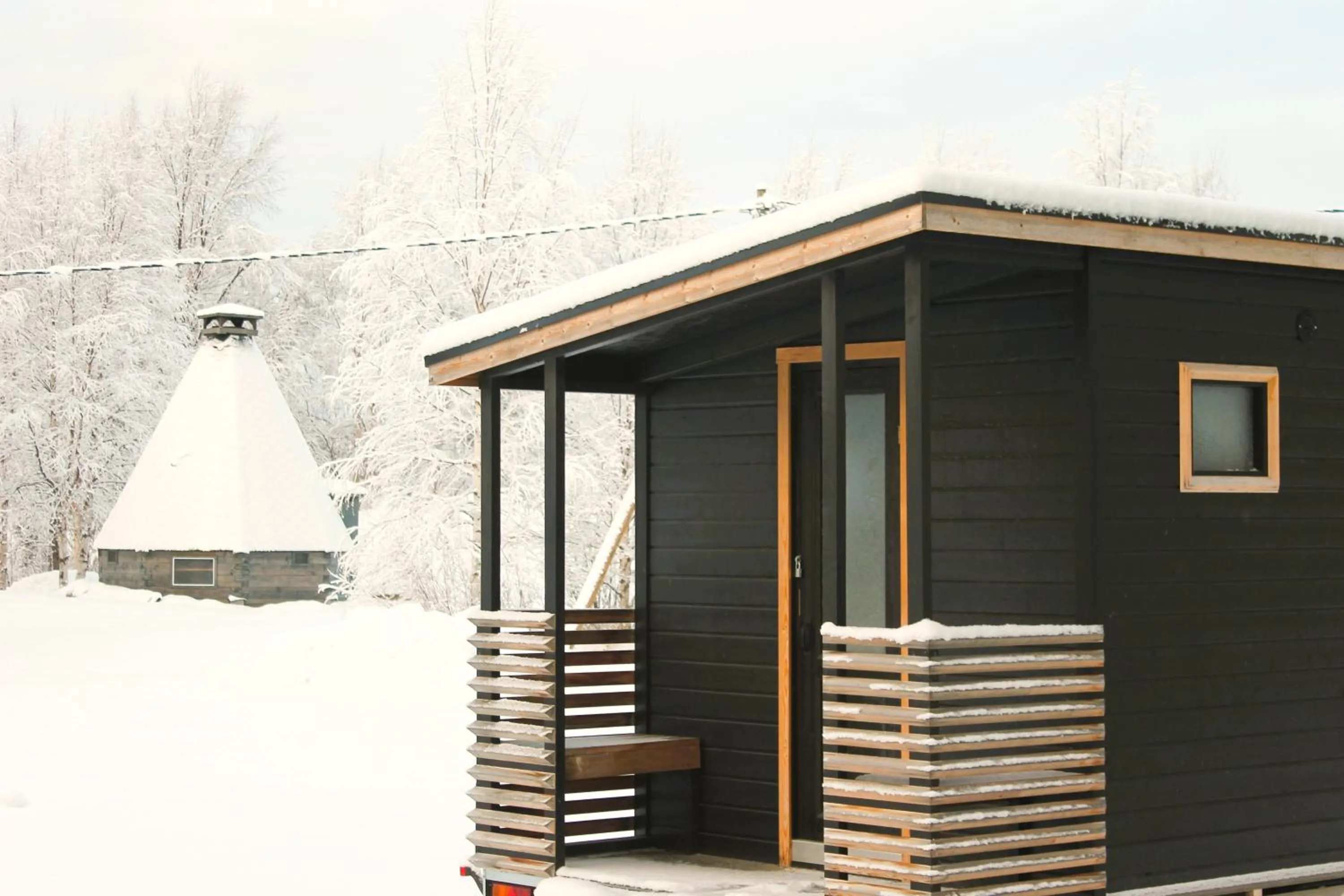 Day in Ivalo River Camping