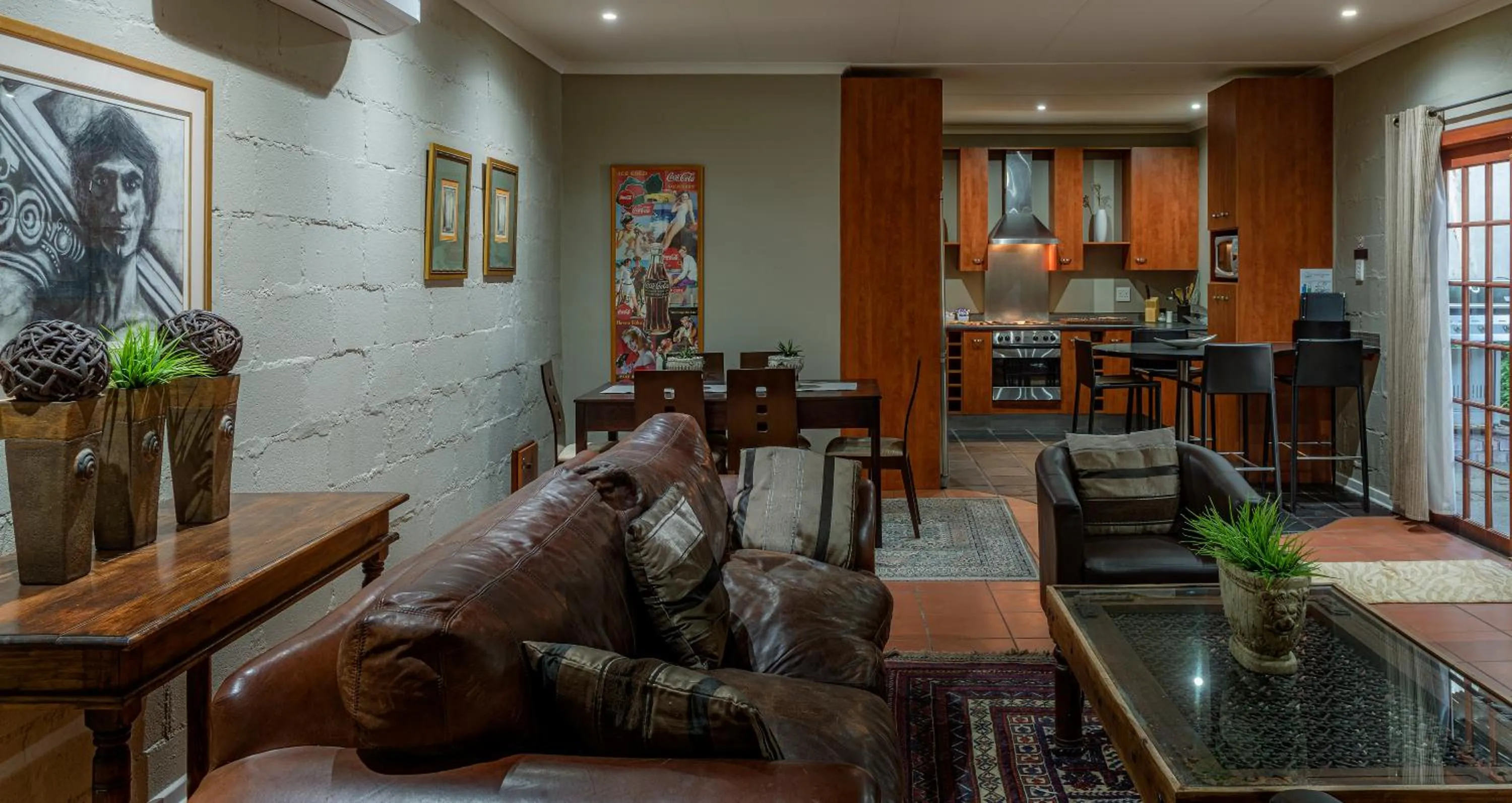 Seating area in Kakamas Hotel