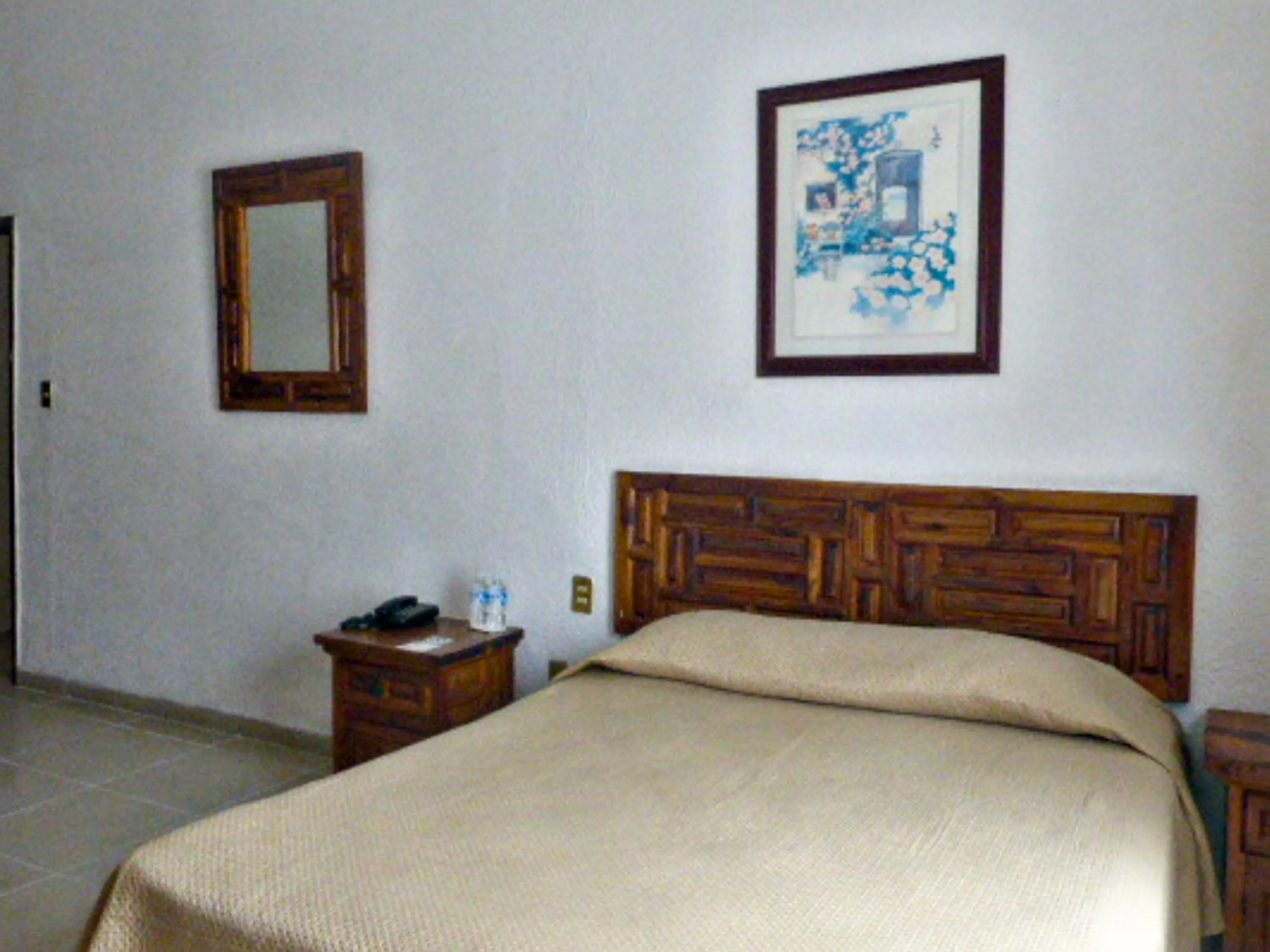 Bed in Hotel Bajo el Volcan