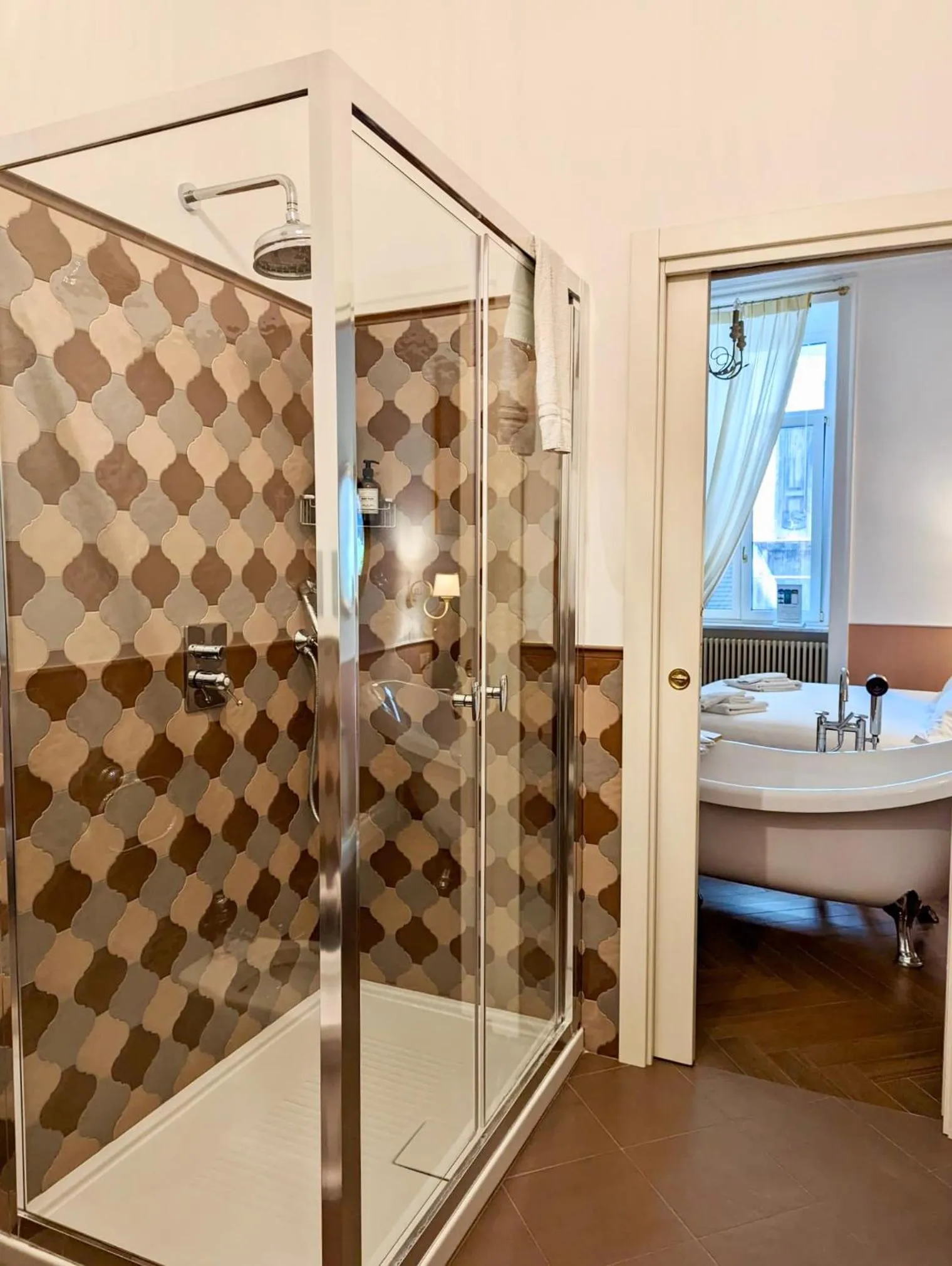 Shower in Macchiato Suites Boutique Guest House