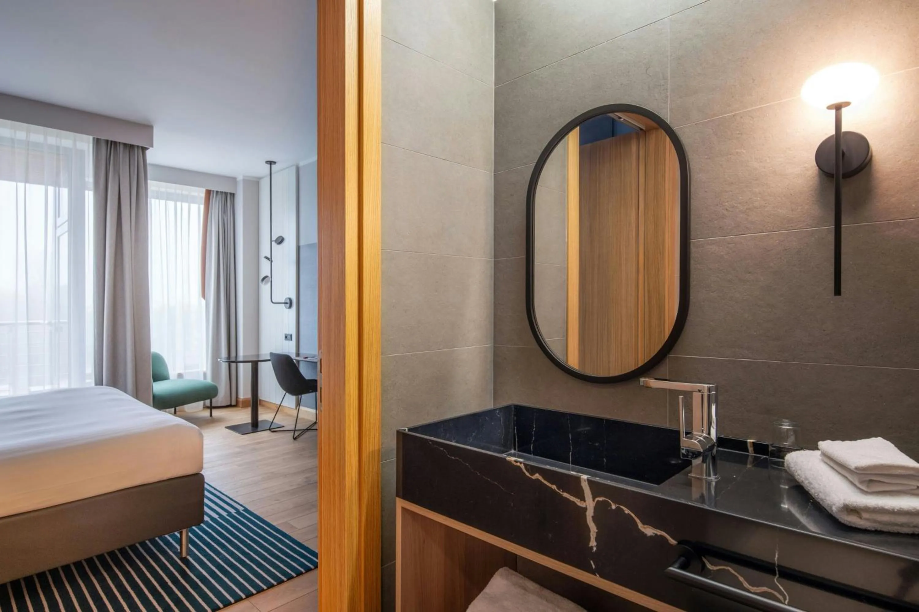 Photo of the whole room, Bed in Sopot Marriott Resort & Spa