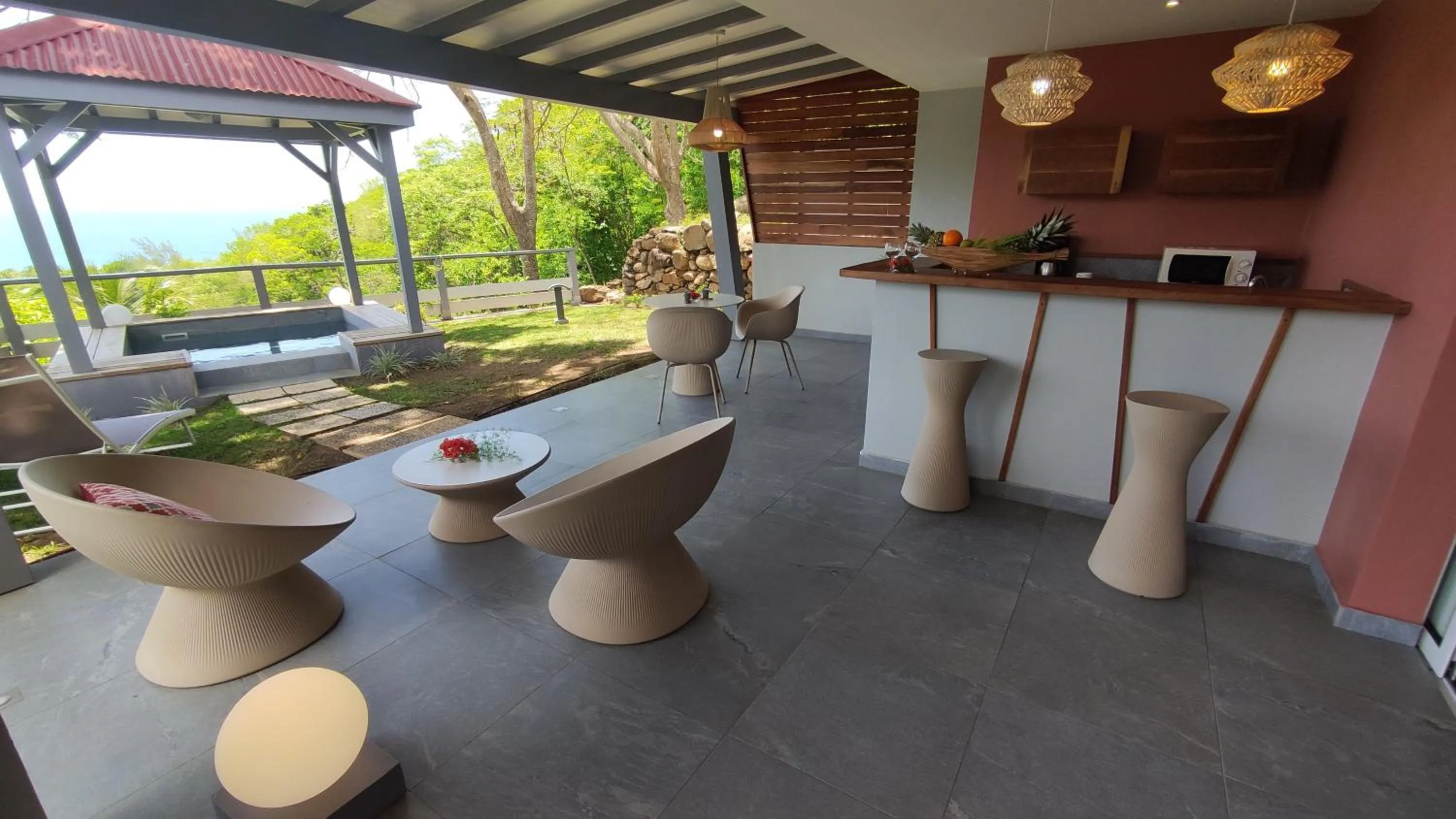 Dining area in Habitation Grande Anse Résidence hôtelière