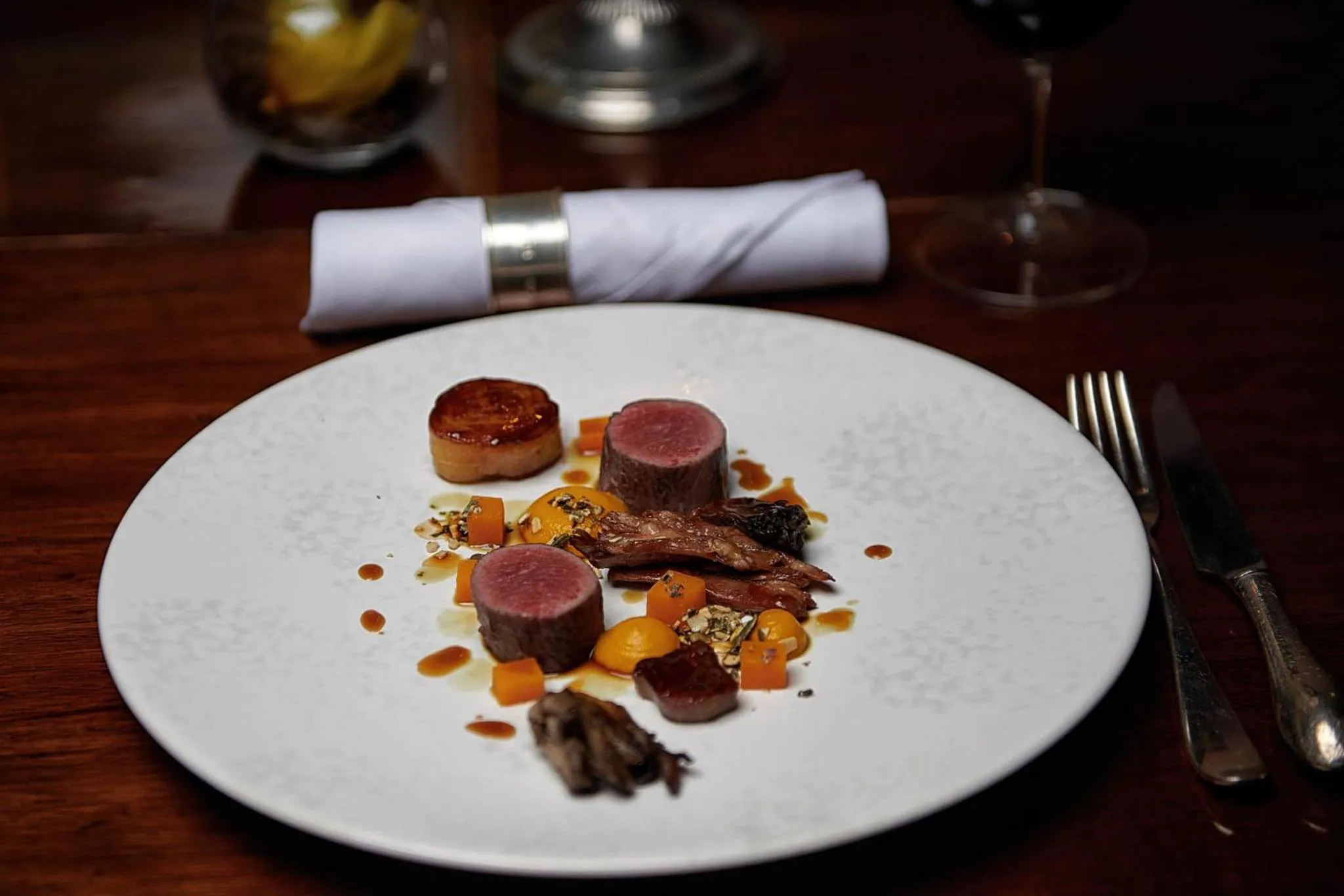 Dinner in The Devonshire Arms Hotel at Bolton Abbey