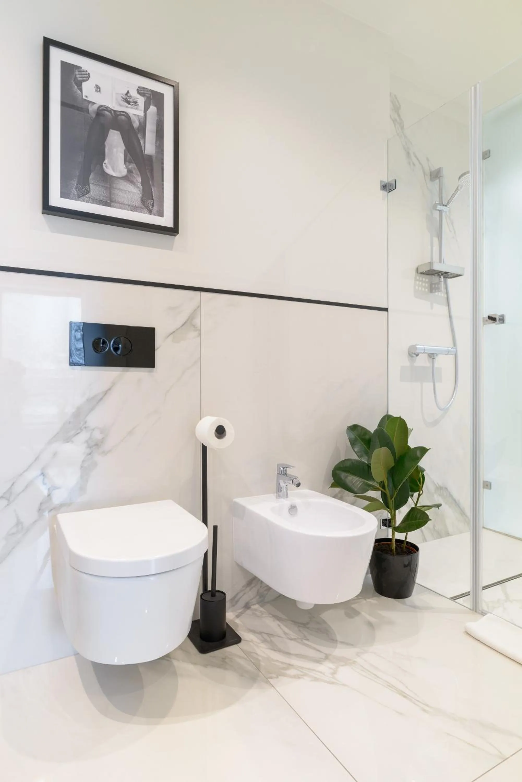 Toilet in Centro Design Apartments - Półwiejska