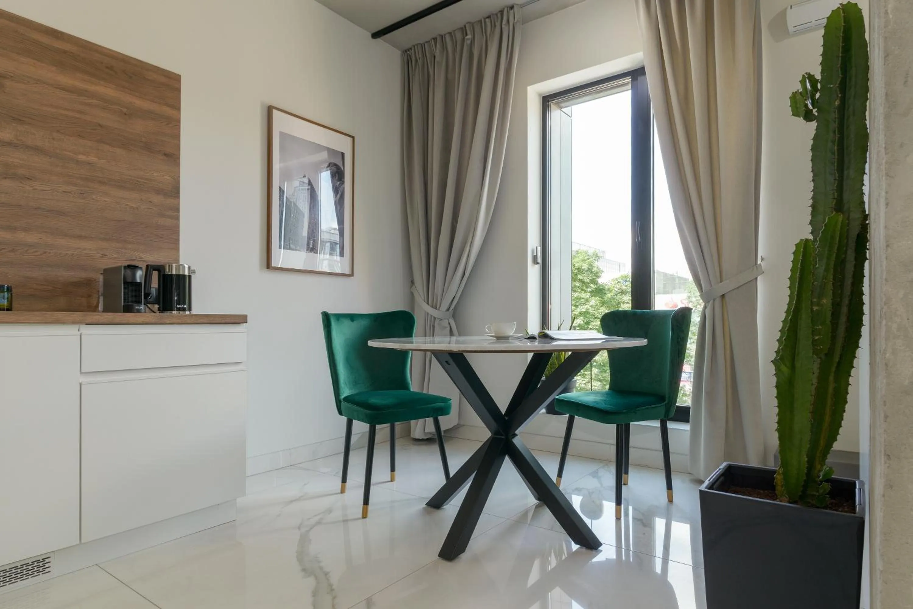 Kitchen or kitchenette in Centro Design Apartments - Półwiejska