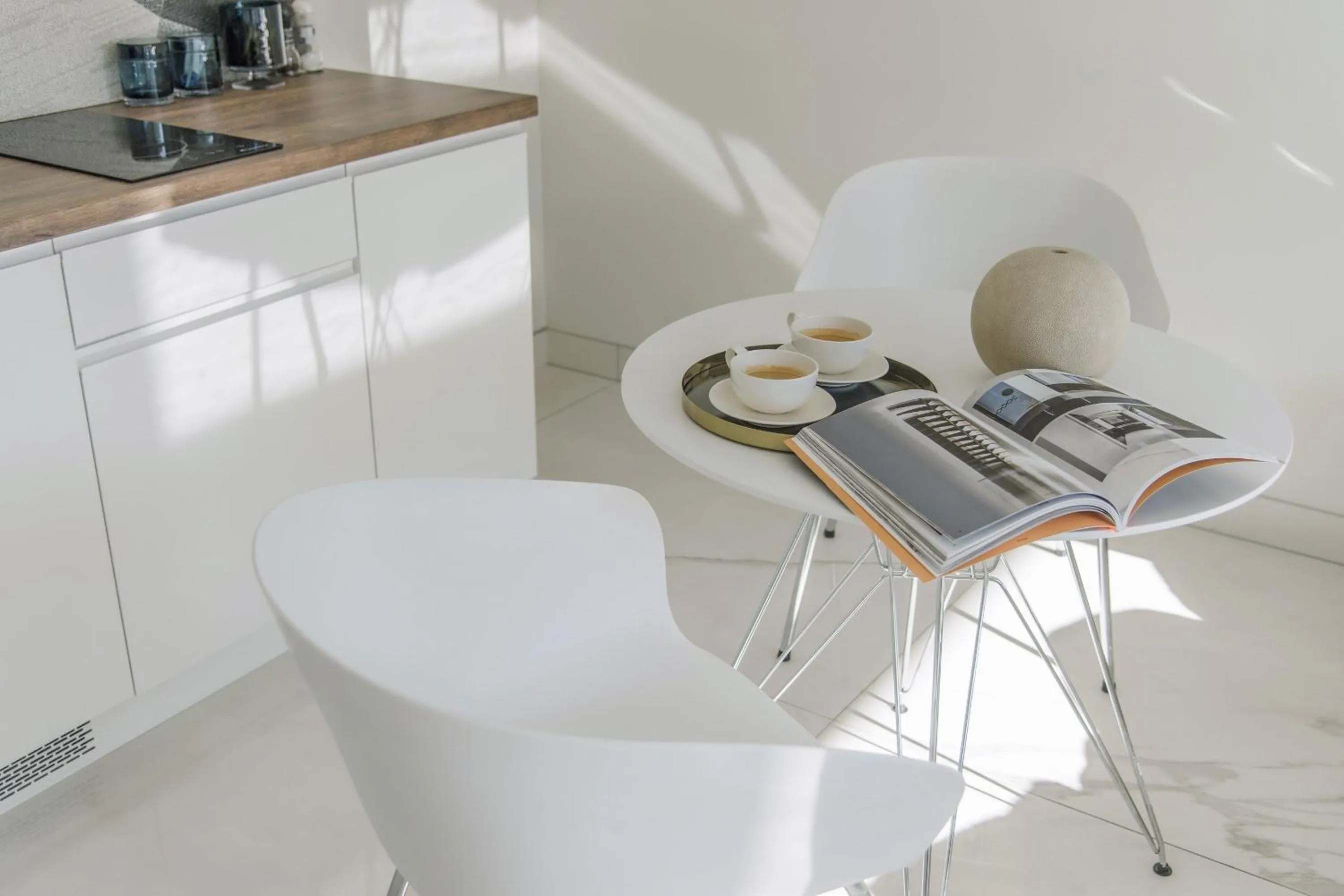 Kitchen or kitchenette in Centro Design Apartments - Półwiejska