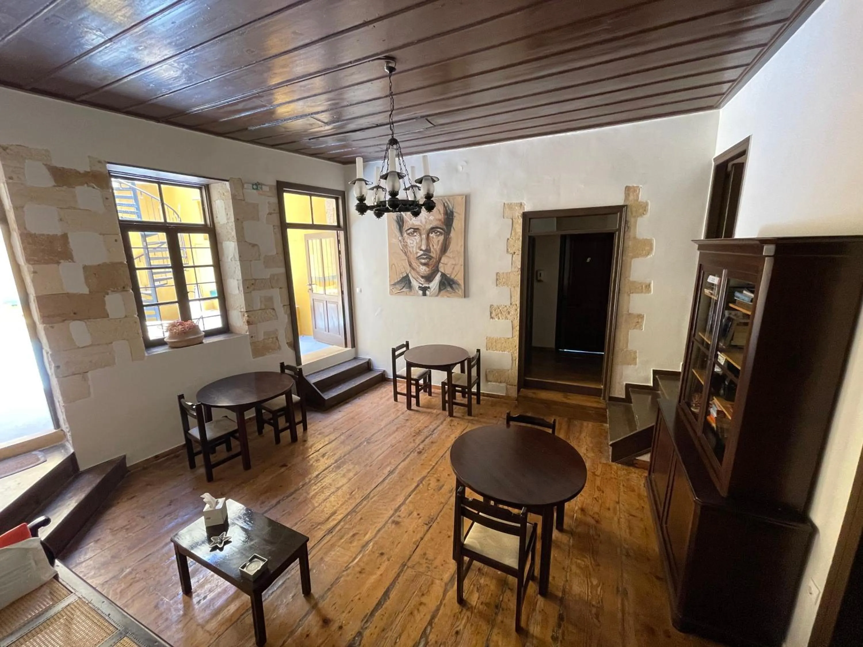 Seating area in Captain Vasilis Hotel
