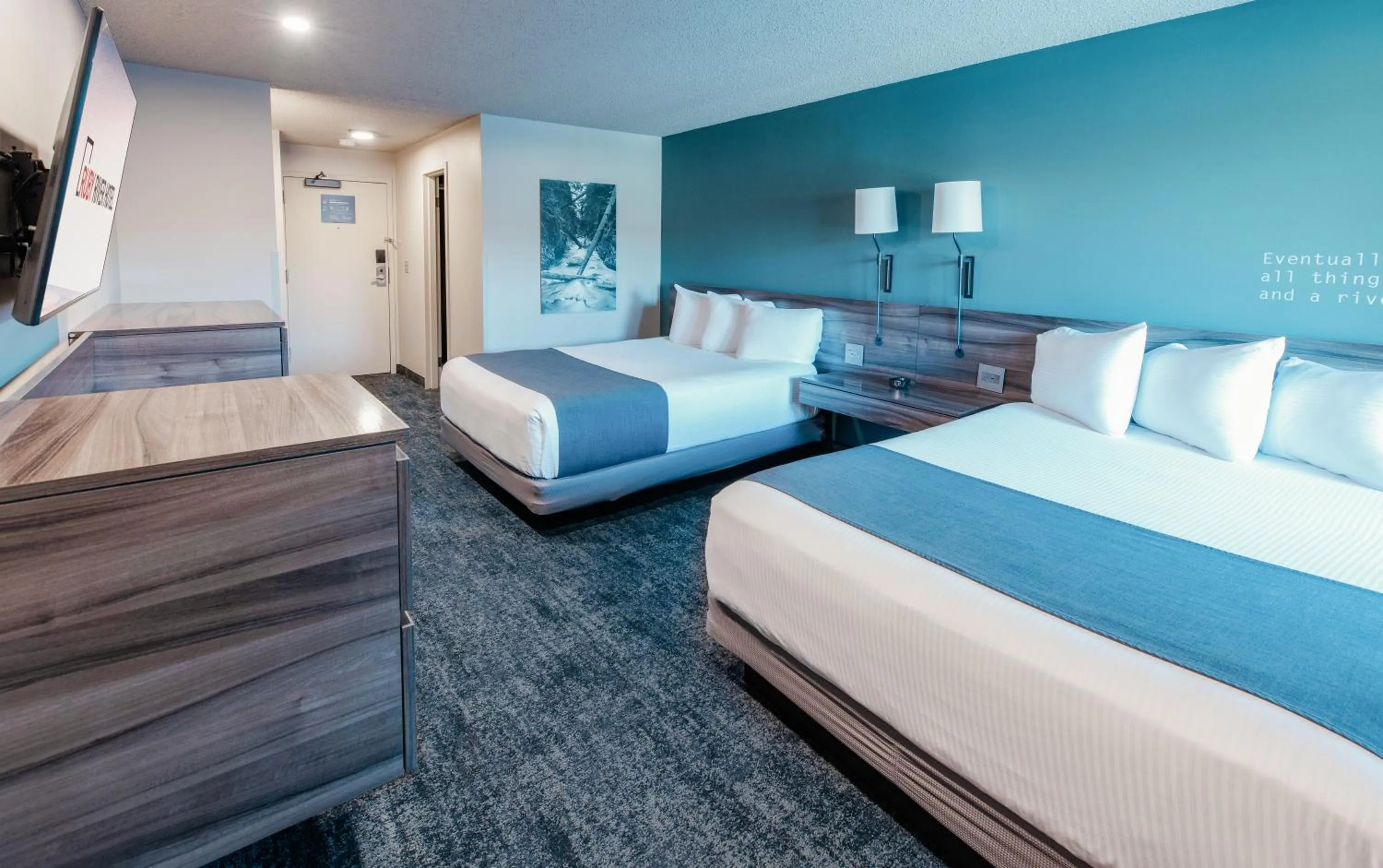 Bedroom, Bed in Ruby River Hotel