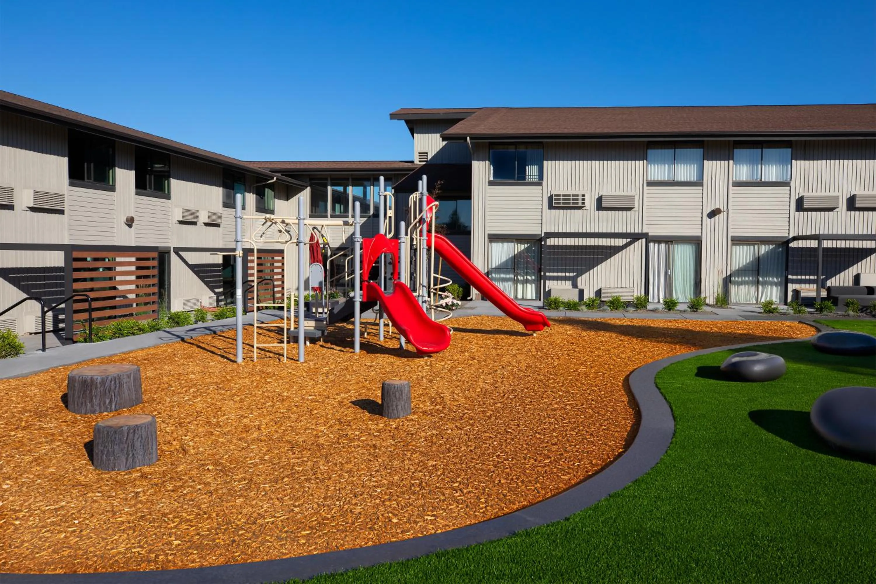 Children play ground in Ruby River Hotel