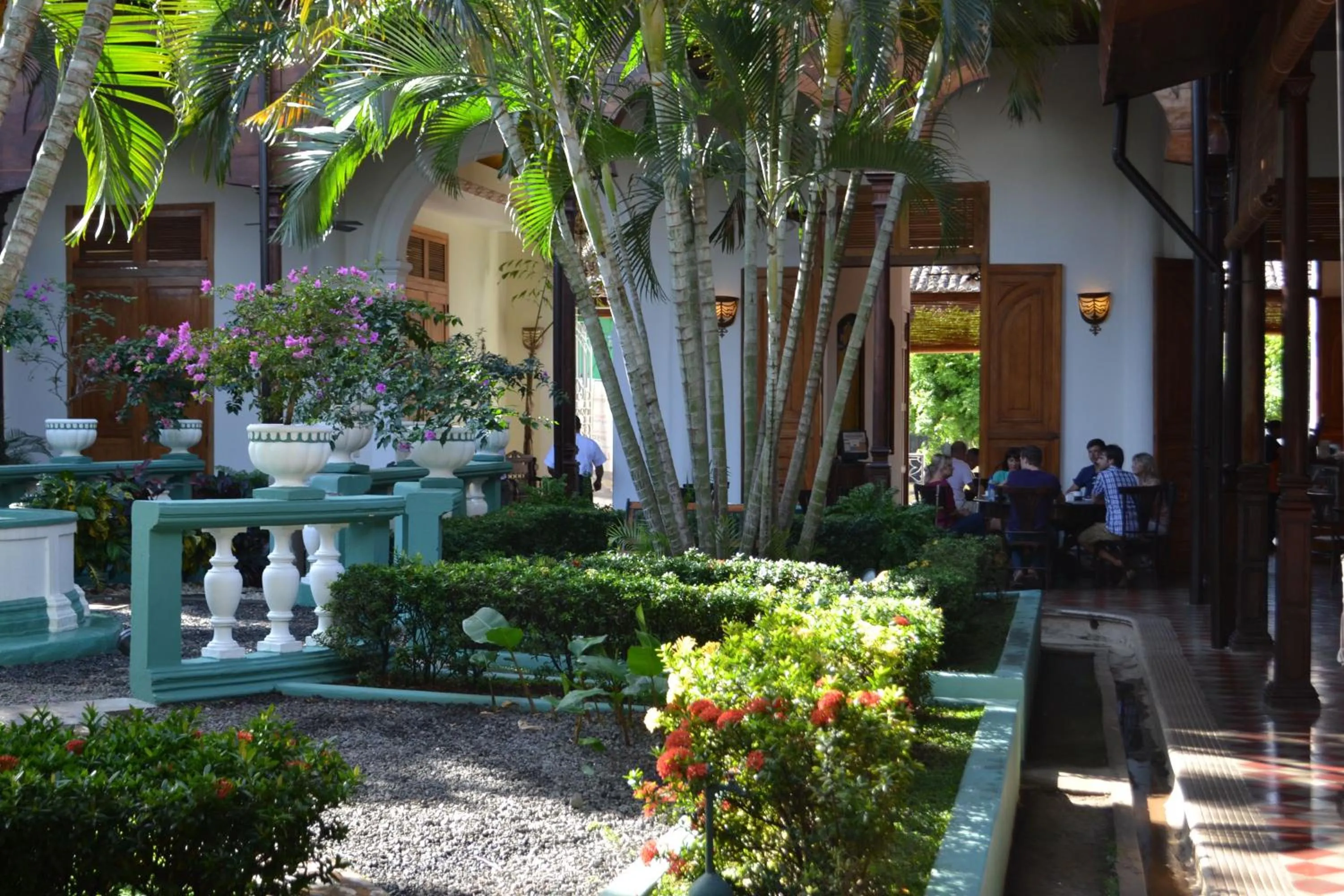 Garden in Hotel Dario Granada