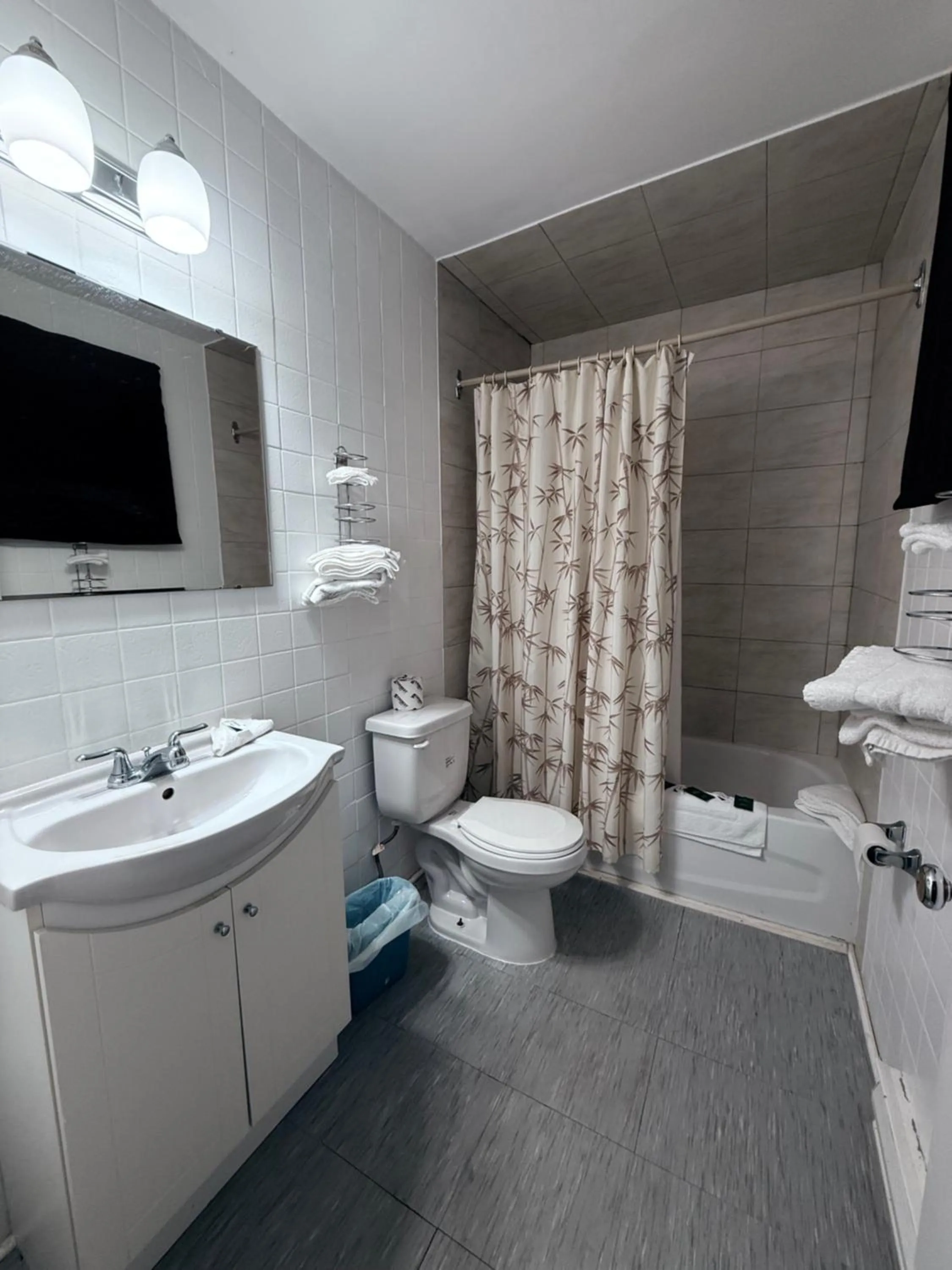 Shower in Guest Inn Motel