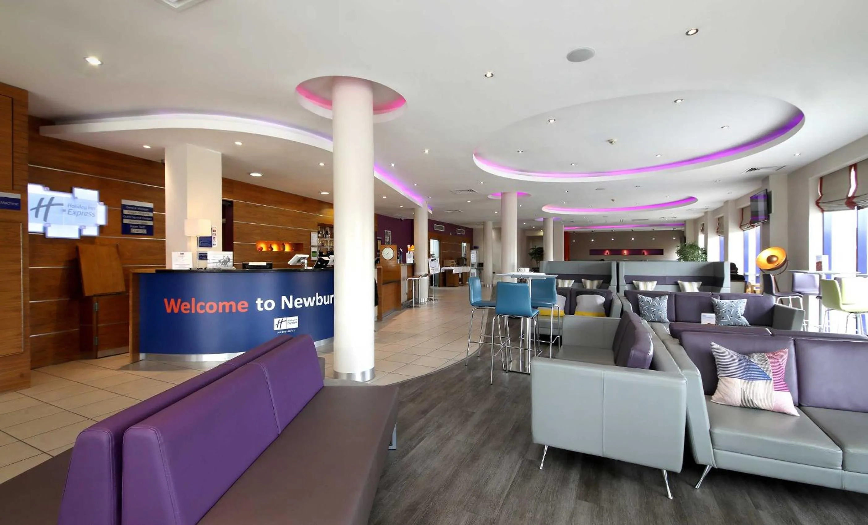 Seating area in Holiday Inn Express London - Newbury Park, an IHG Hotel