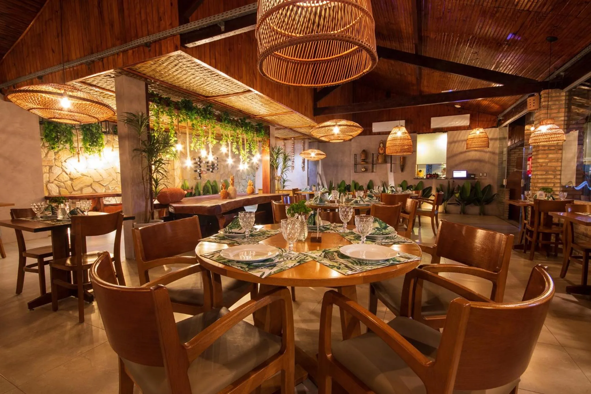 Restaurant/places to eat in Pousada Encontro das Águas