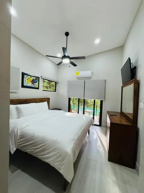 Bed in Bahia Esmeralda Boutique Hotel & Villas