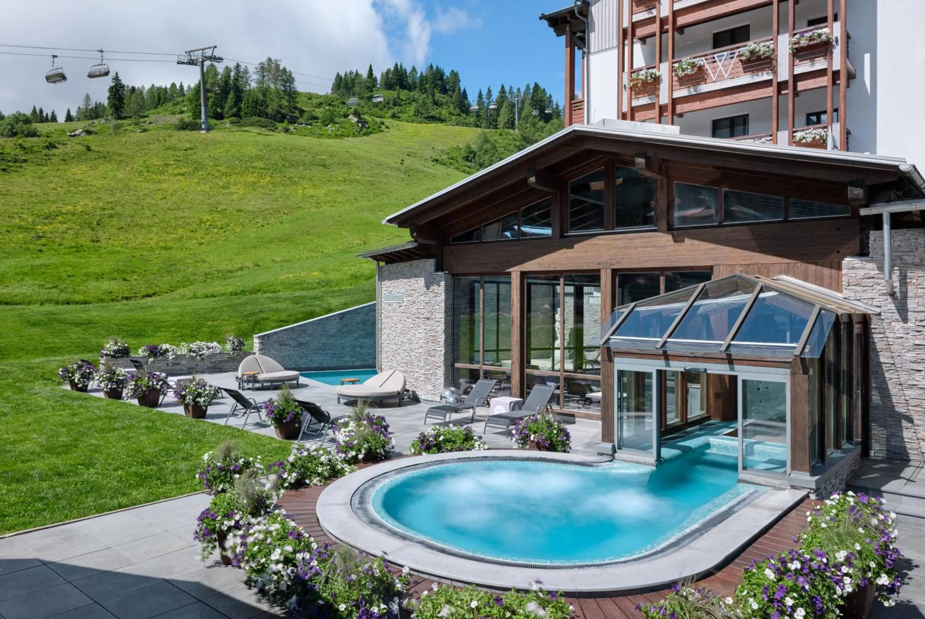 Hot Tub in Hotel Wulfenia 4S - Adults Only