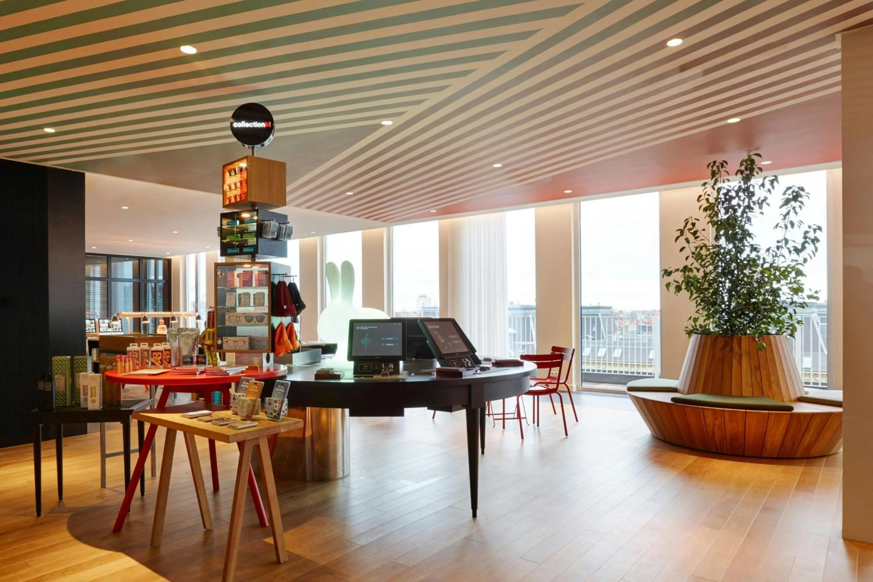 Lobby or reception in citizenM Copenhagen Radhuspladsen