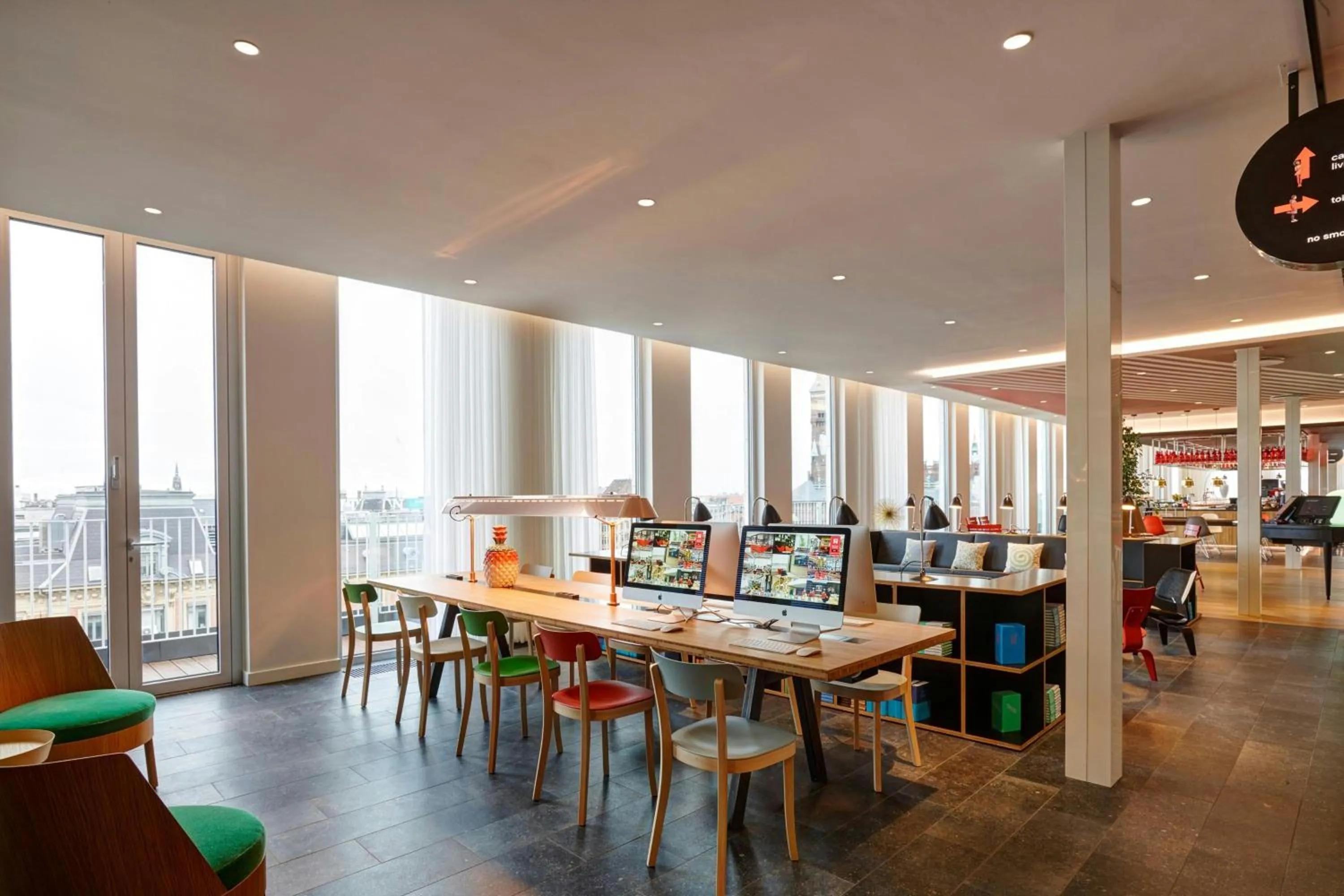 Lobby or reception in citizenM Copenhagen Radhuspladsen