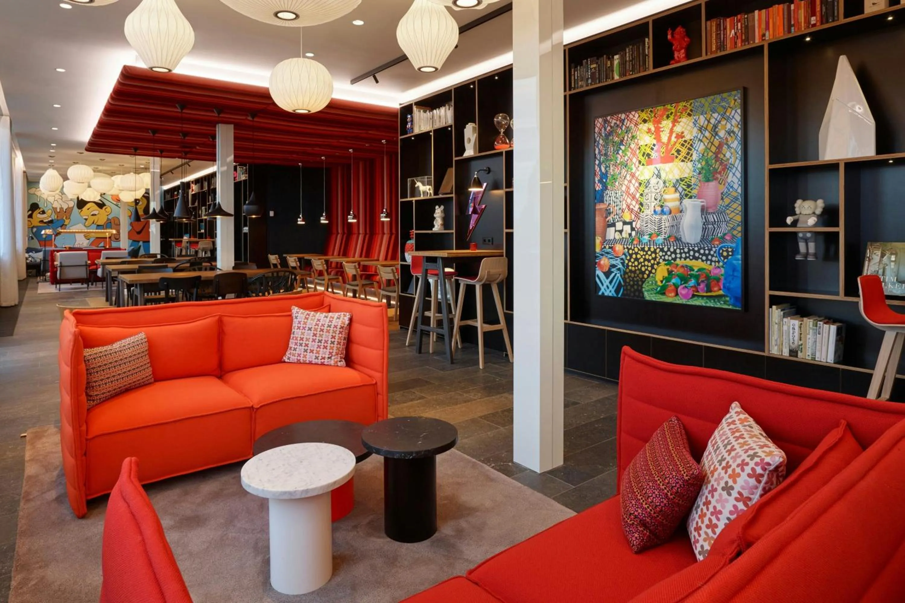 Lobby or reception in citizenM Copenhagen Radhuspladsen