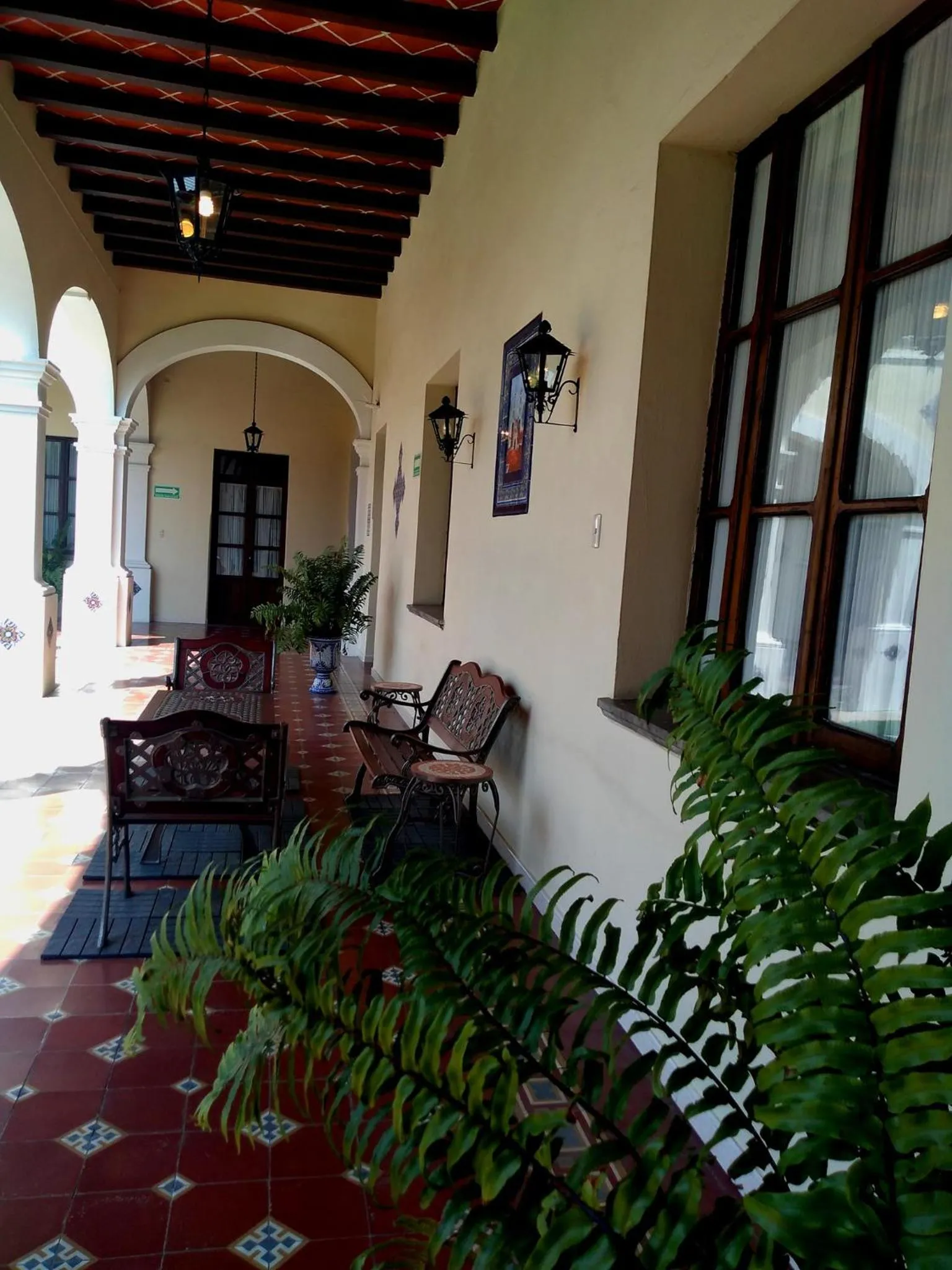 Patio in Hotel Boutique La Albertina