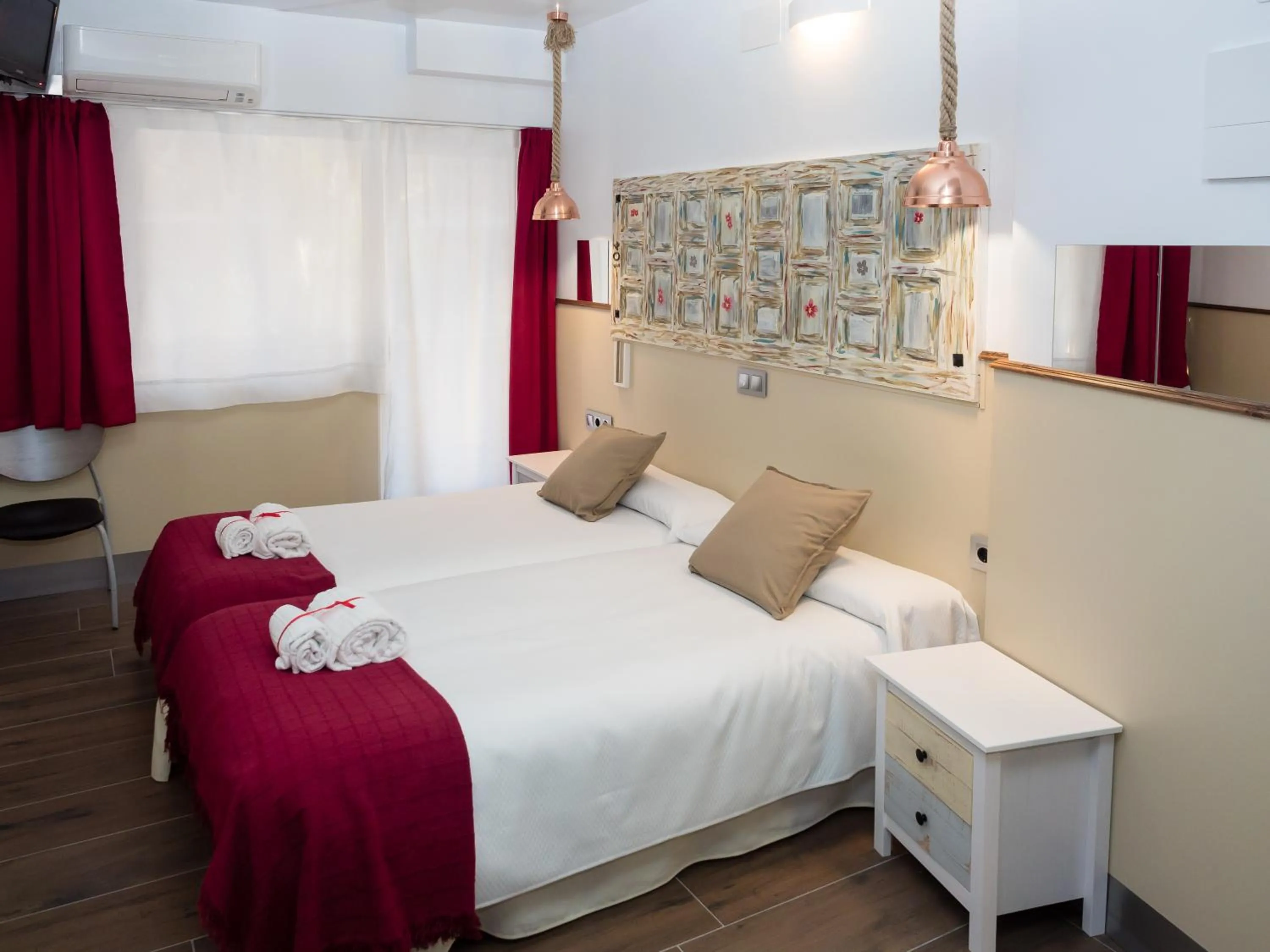 City view, Bed in Hostal Boutique Luna de Gavín