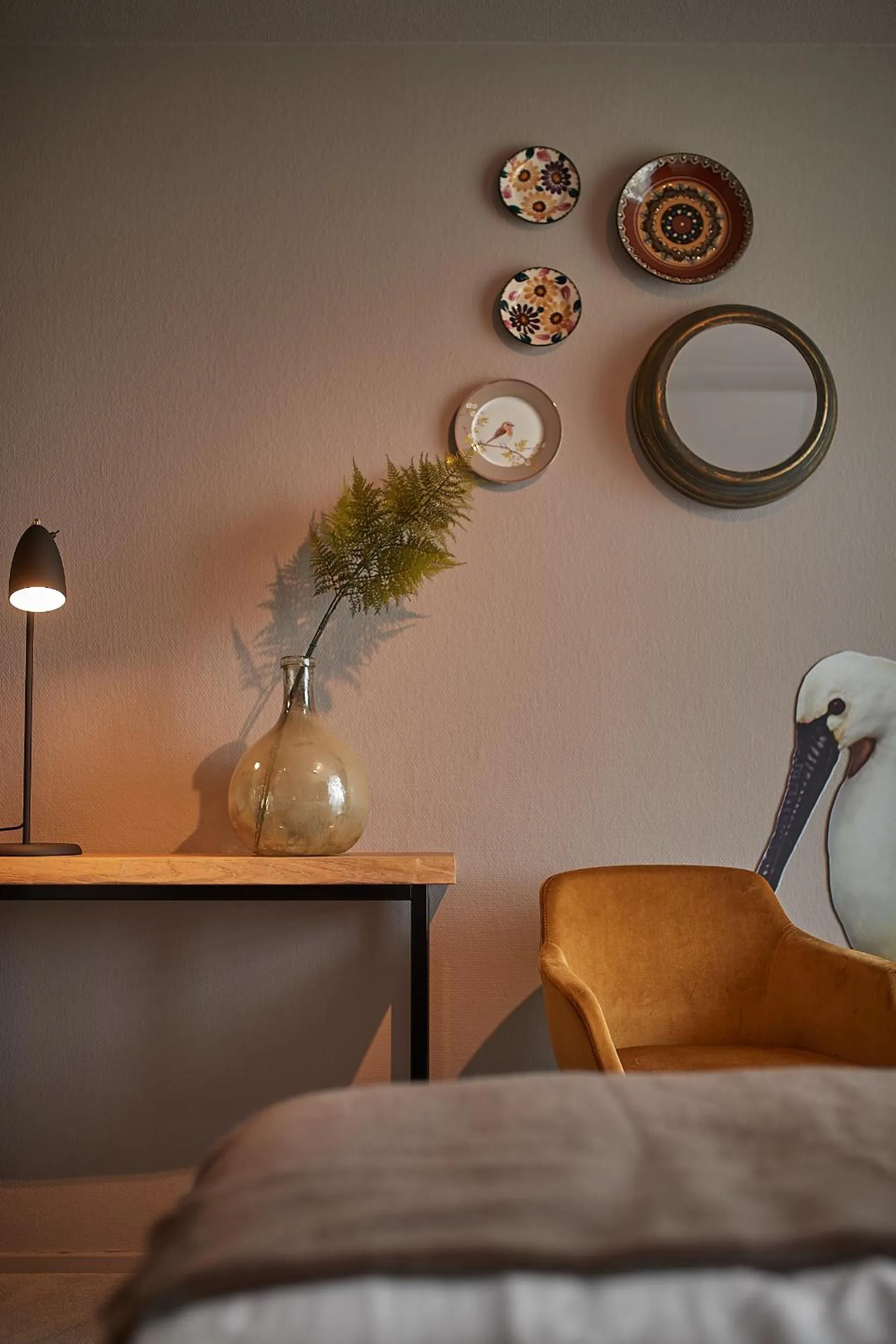 Decorative detail, Bed in Prins Hendrik Texel