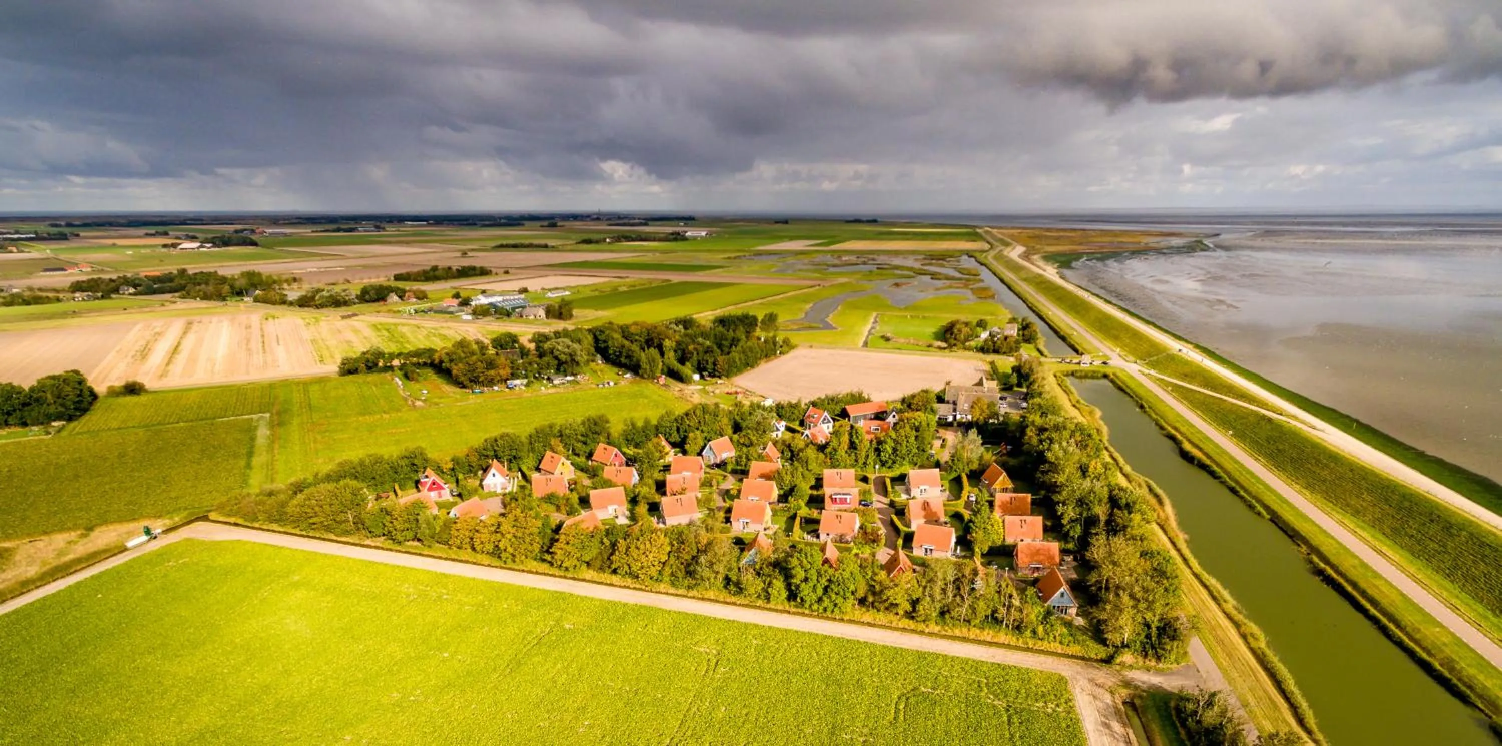 Bird's eye view in Prins Hendrik Texel