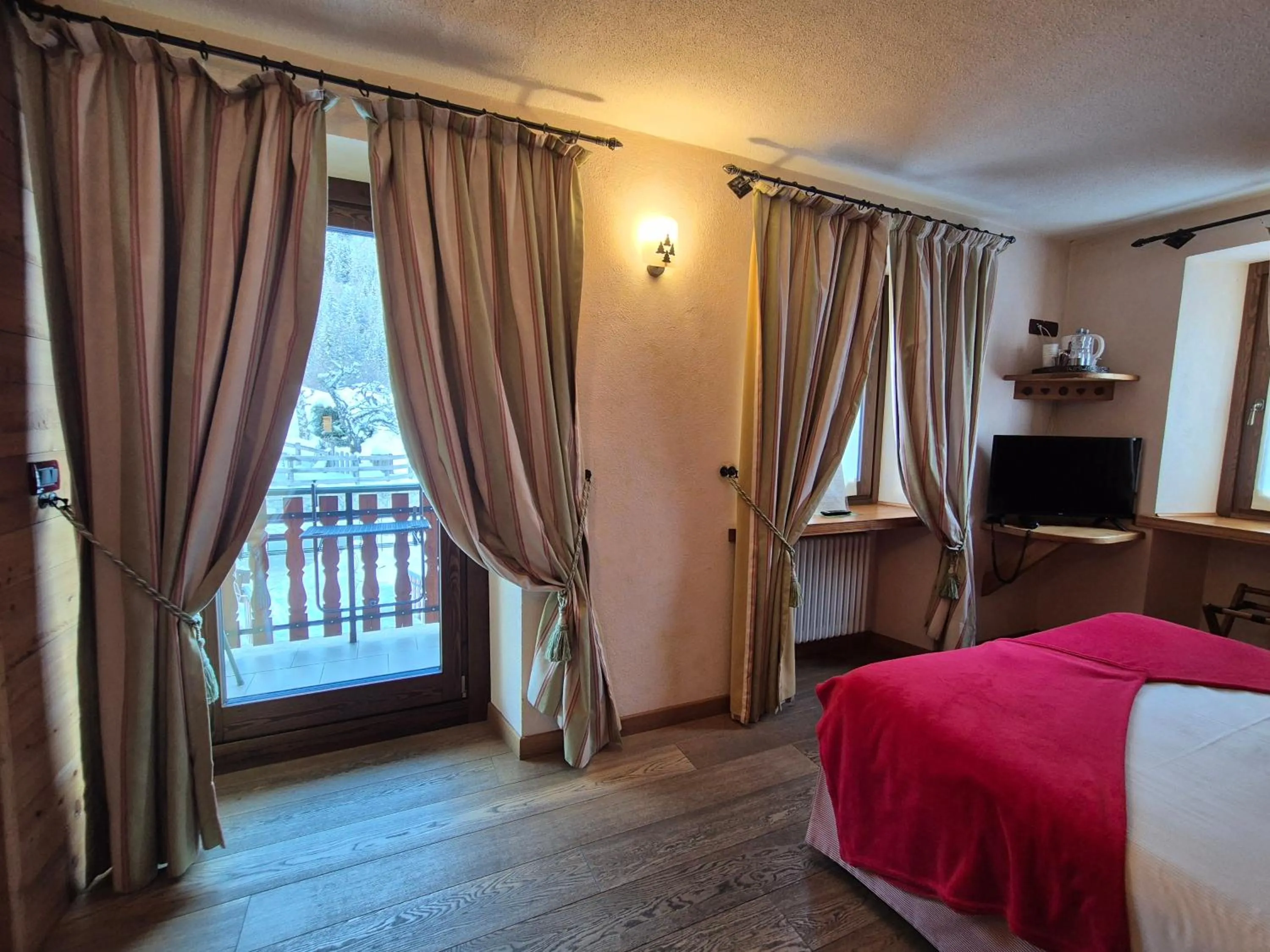 Bed in Hotel Dente Del Gigante