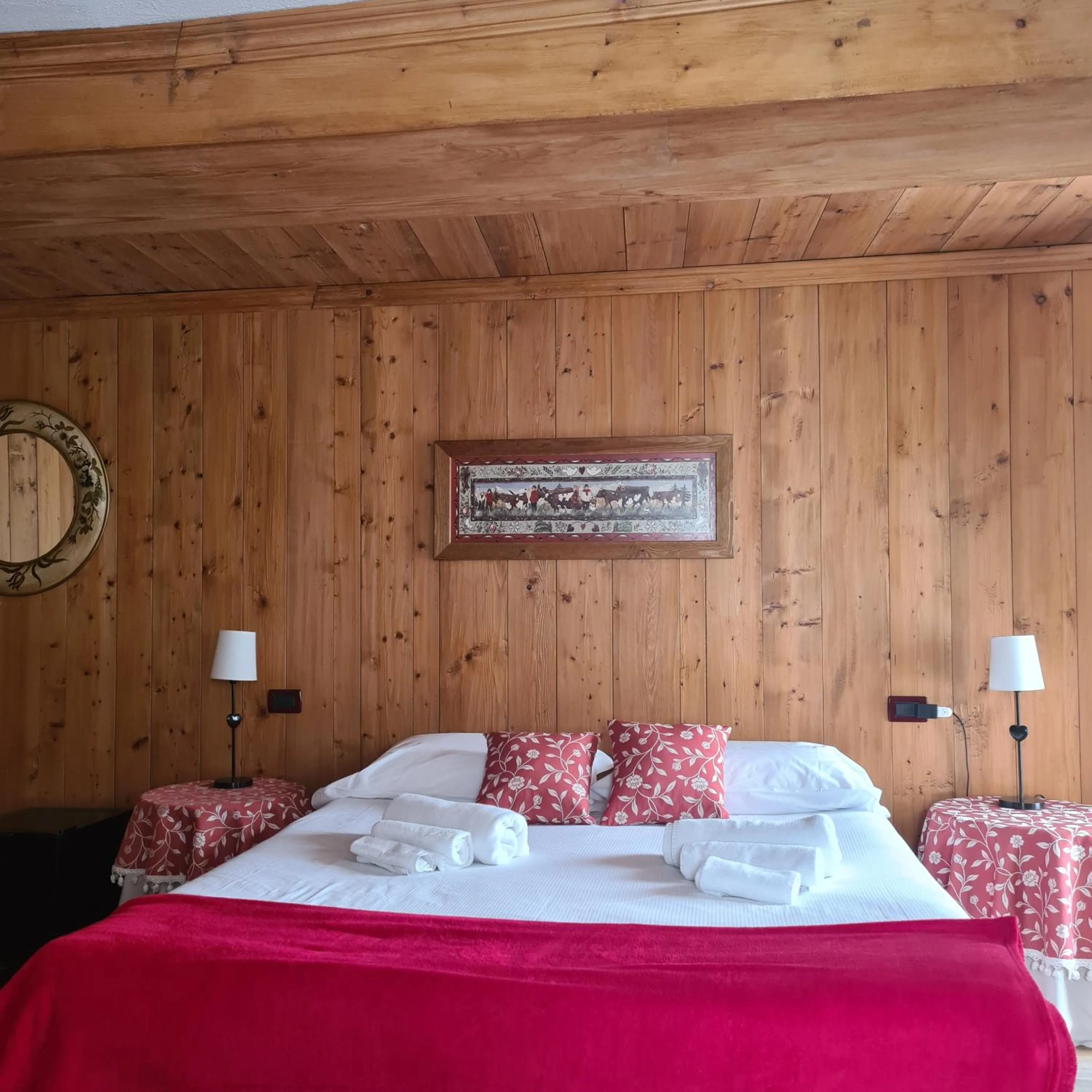 Bedroom, Bed in Hotel Dente Del Gigante