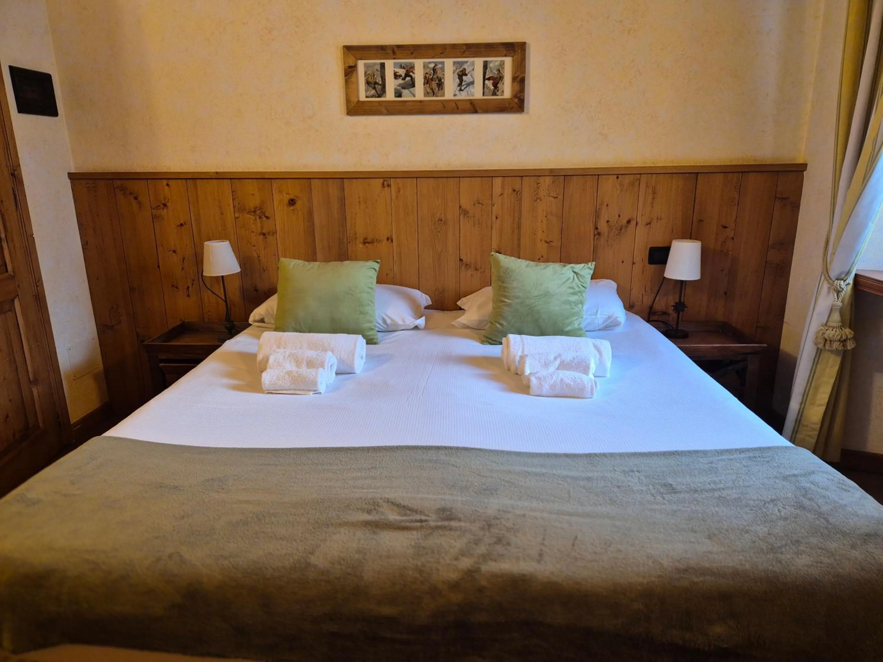 Bed in Hotel Dente Del Gigante