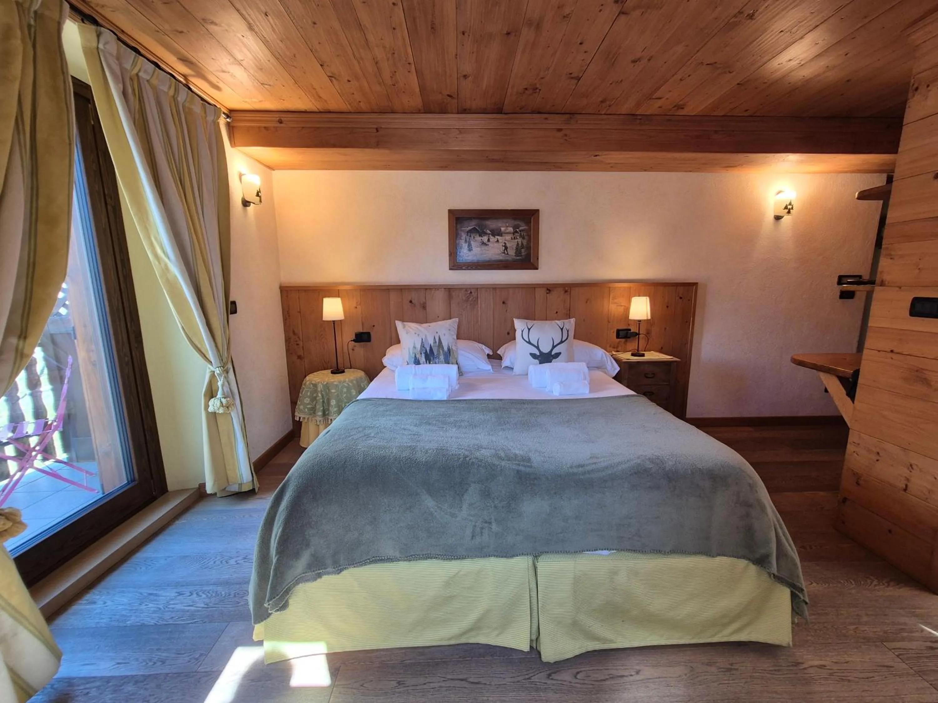 Bed in Hotel Dente Del Gigante