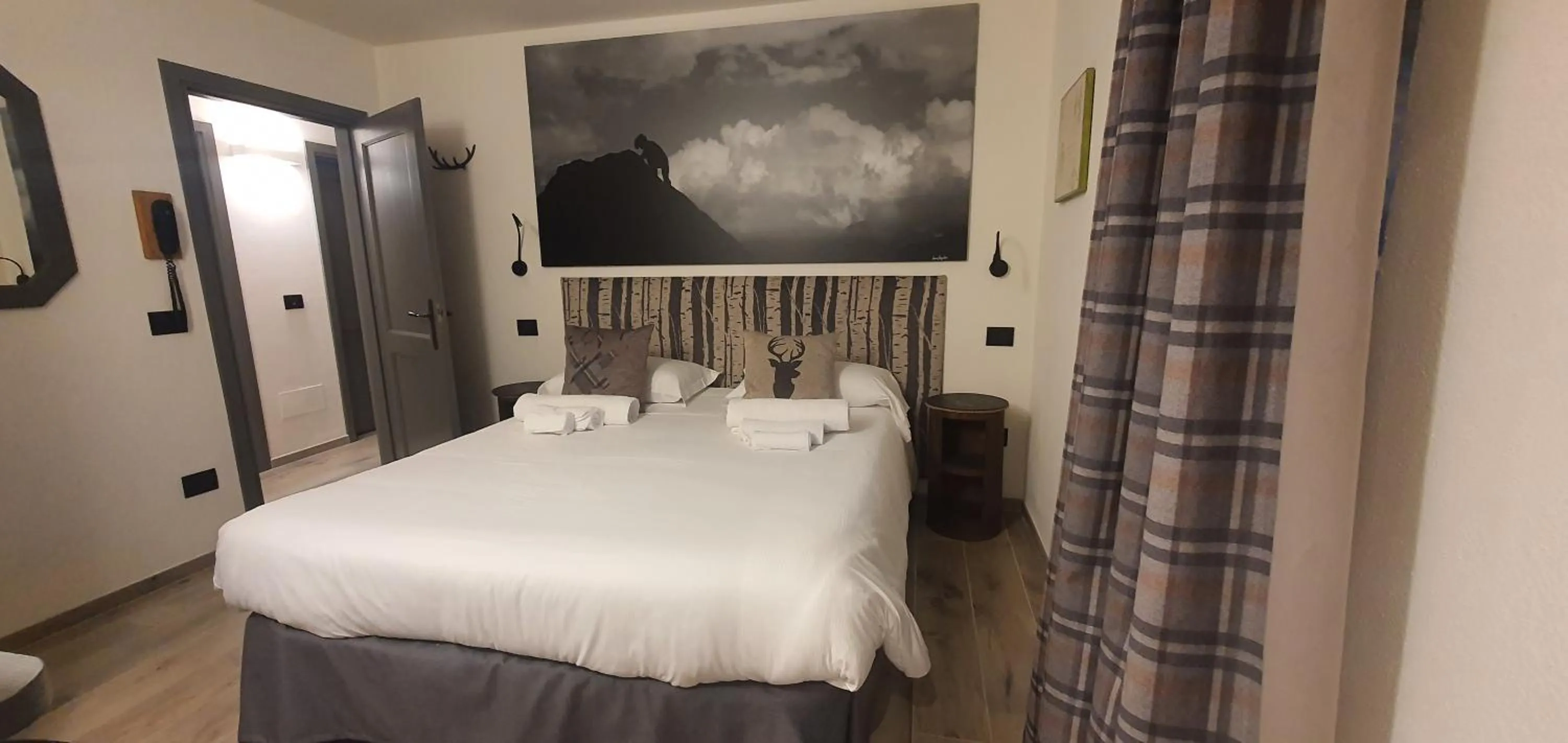 Bed in Hotel Dente Del Gigante