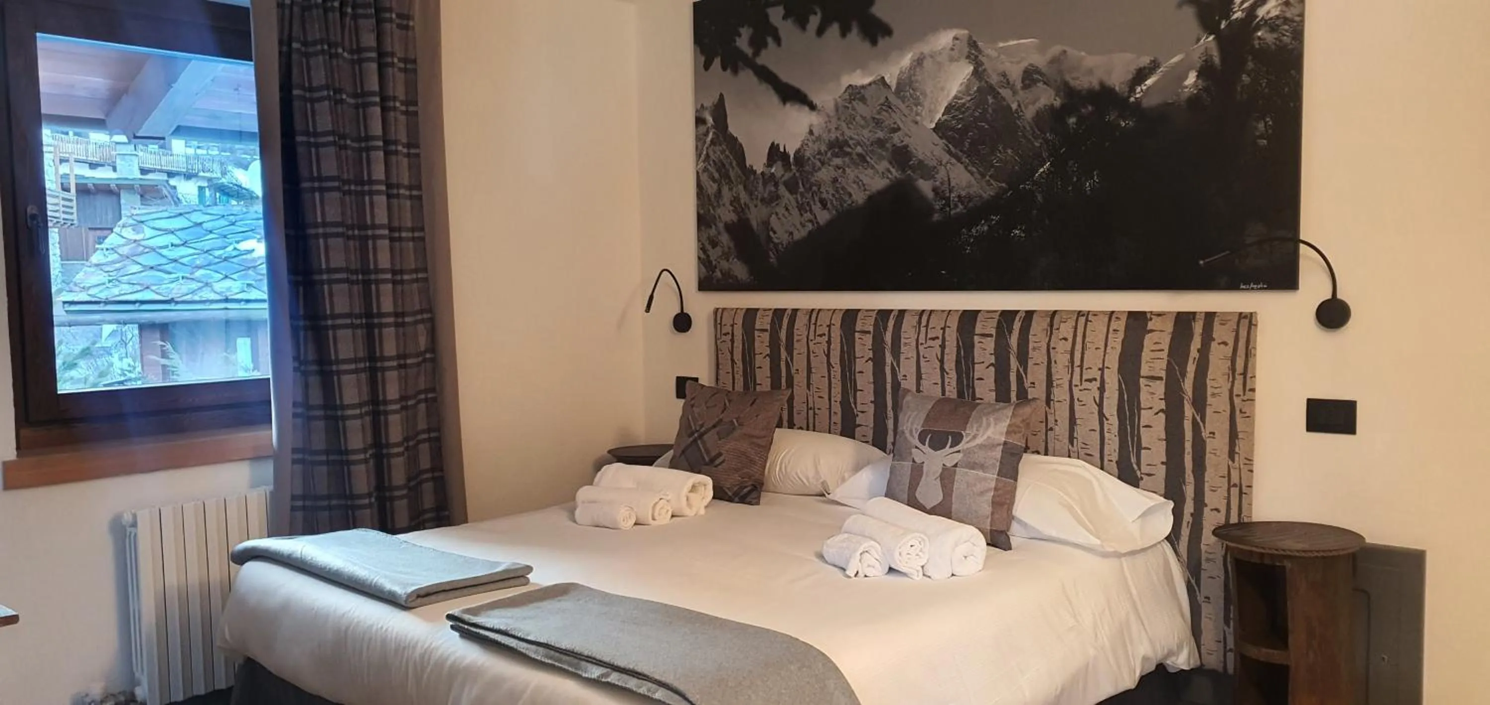 Bed in Hotel Dente Del Gigante