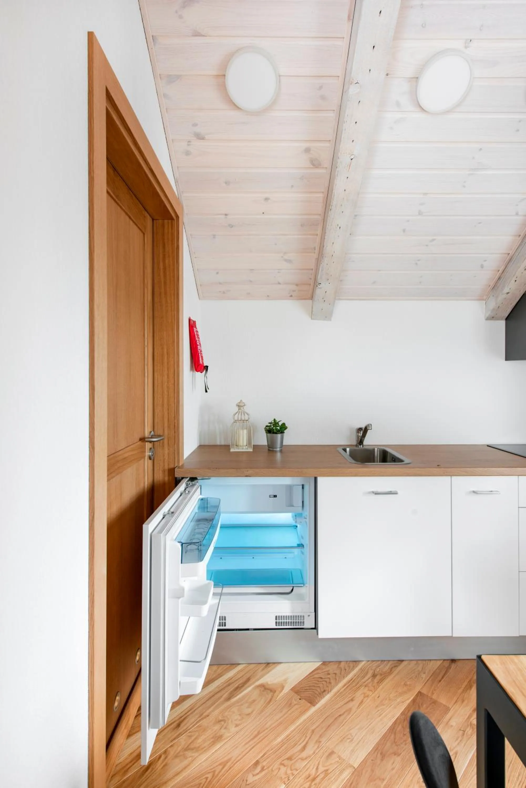 Kitchen or kitchenette in Piano Apartments