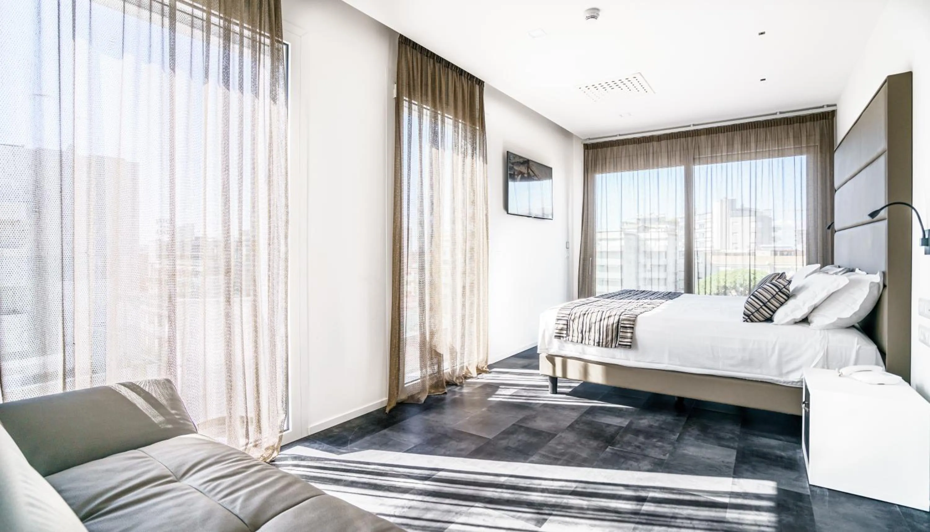 Bedroom, Bed in Hotel Lampara