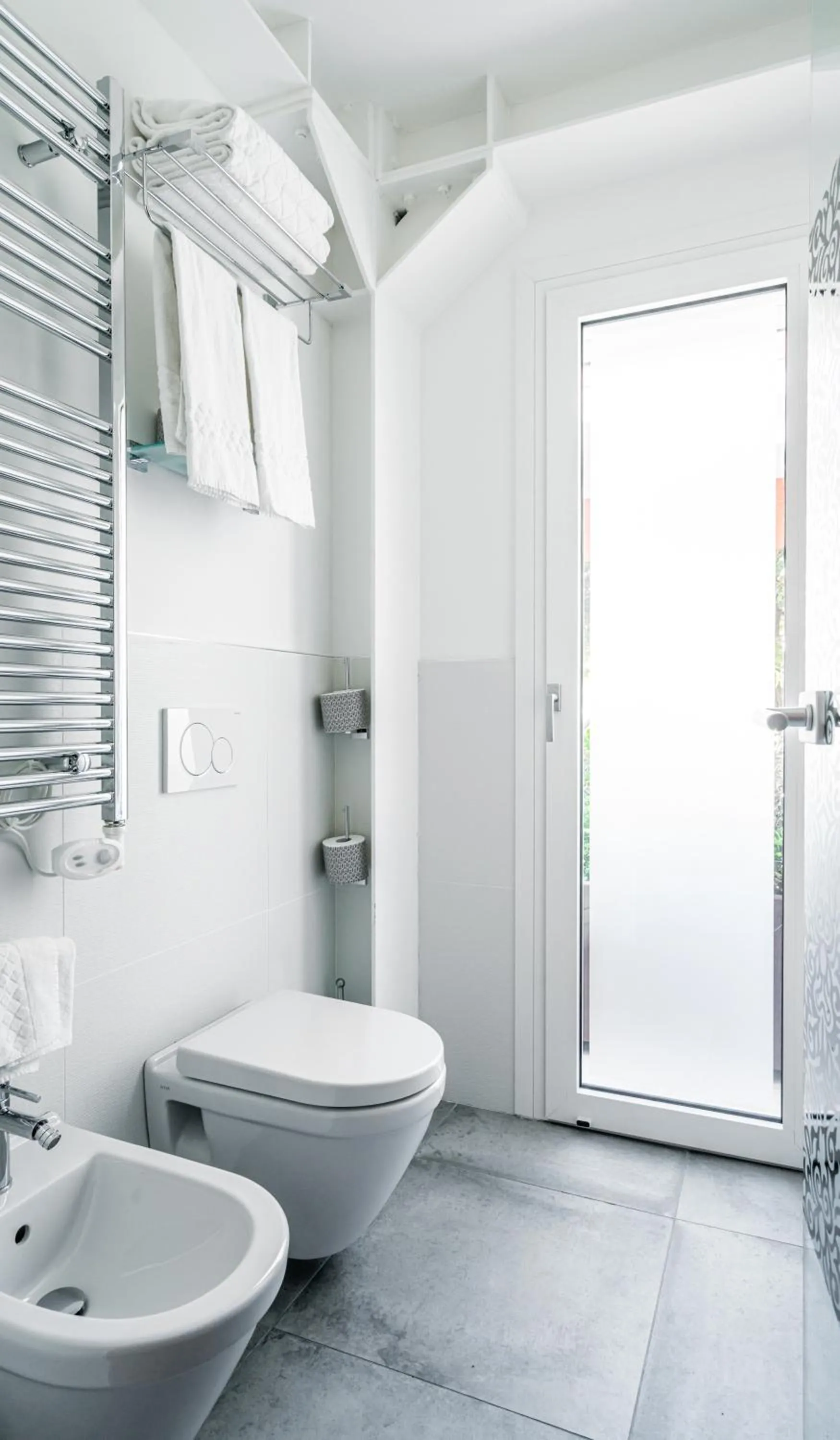 Bathroom in Hotel Lampara