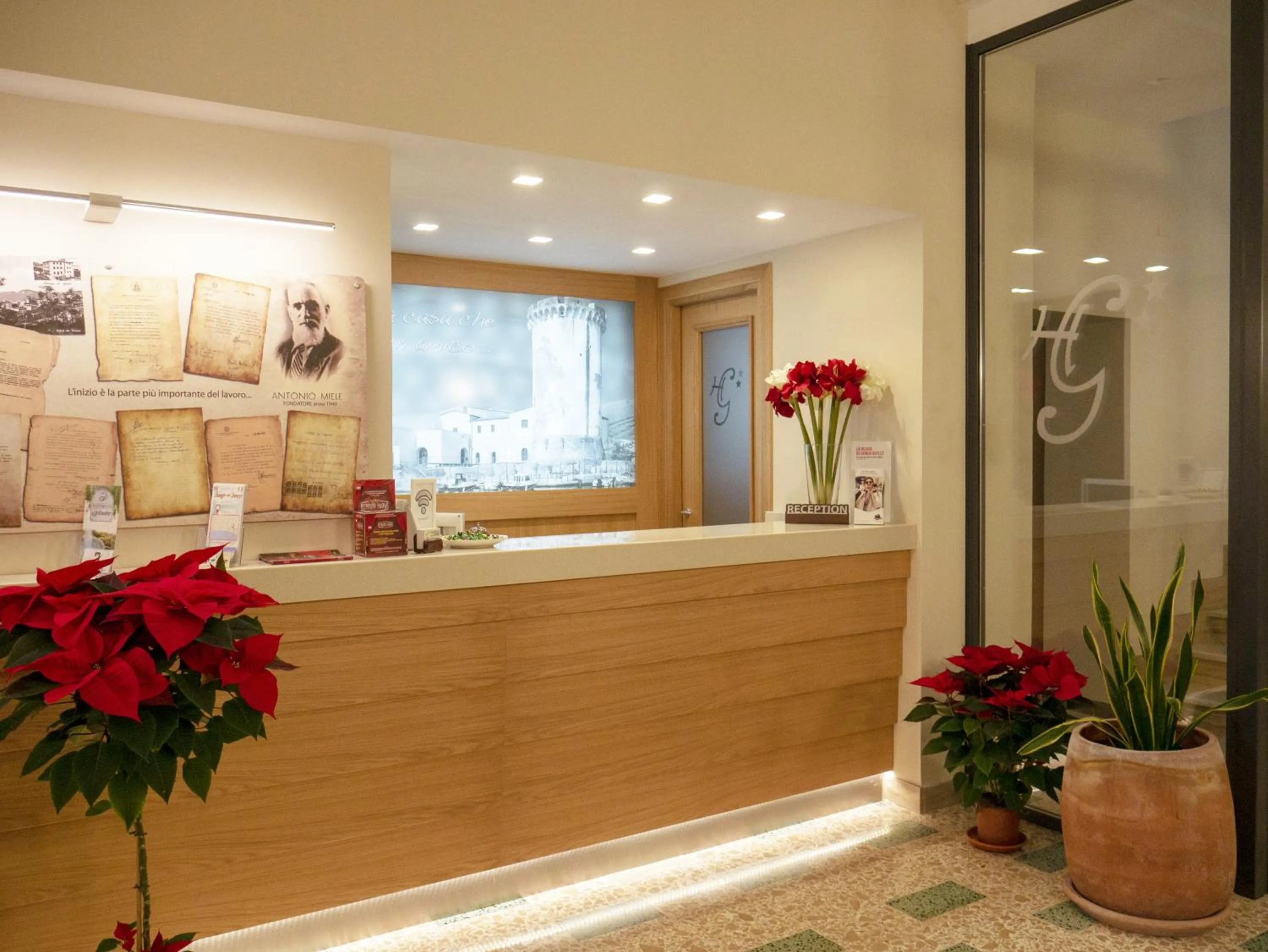 Lobby or reception in Hotel Del Golfo