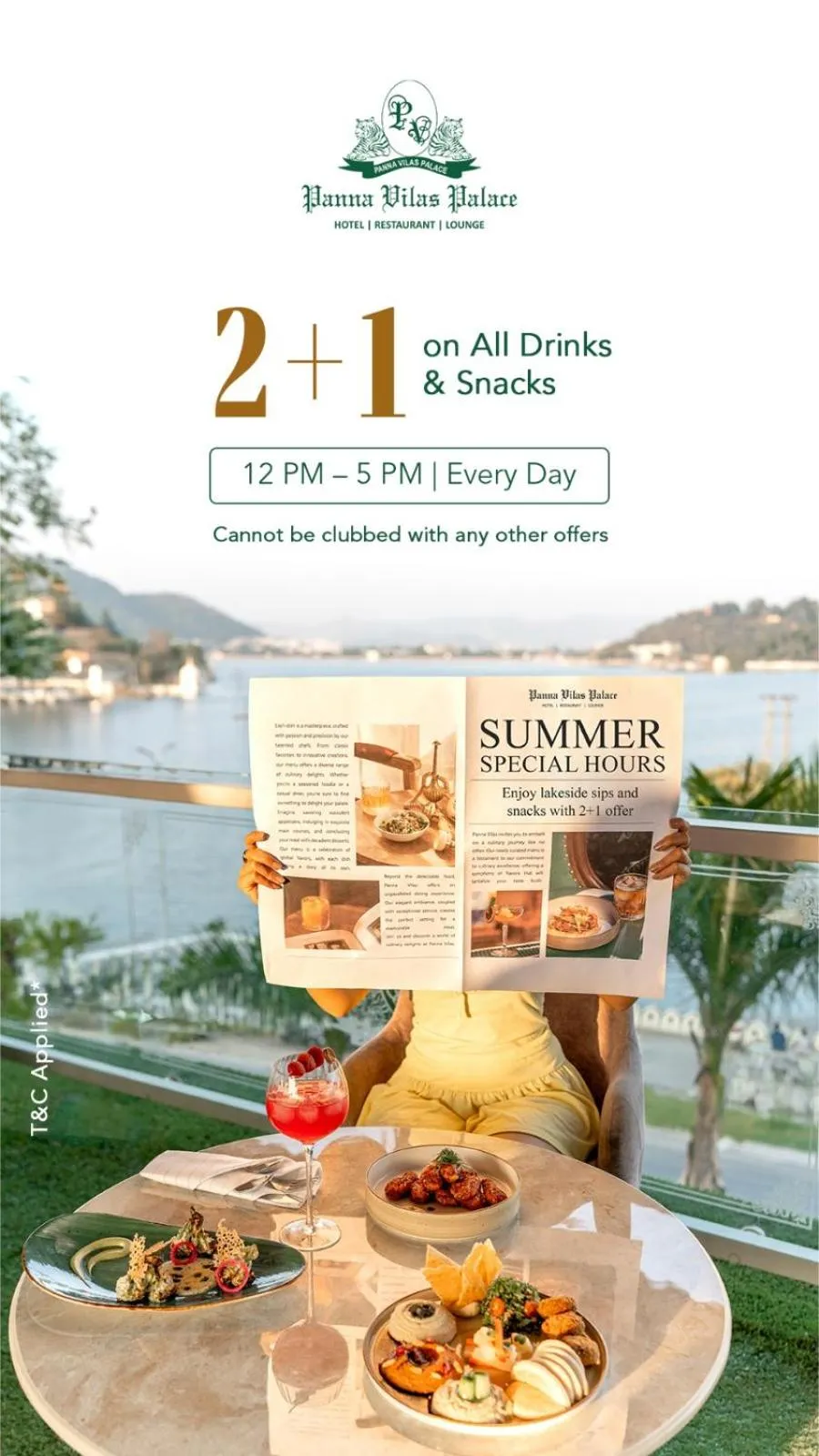 Restaurant/places to eat in Panna Vilas - A Lake Facing Boutique Hotel